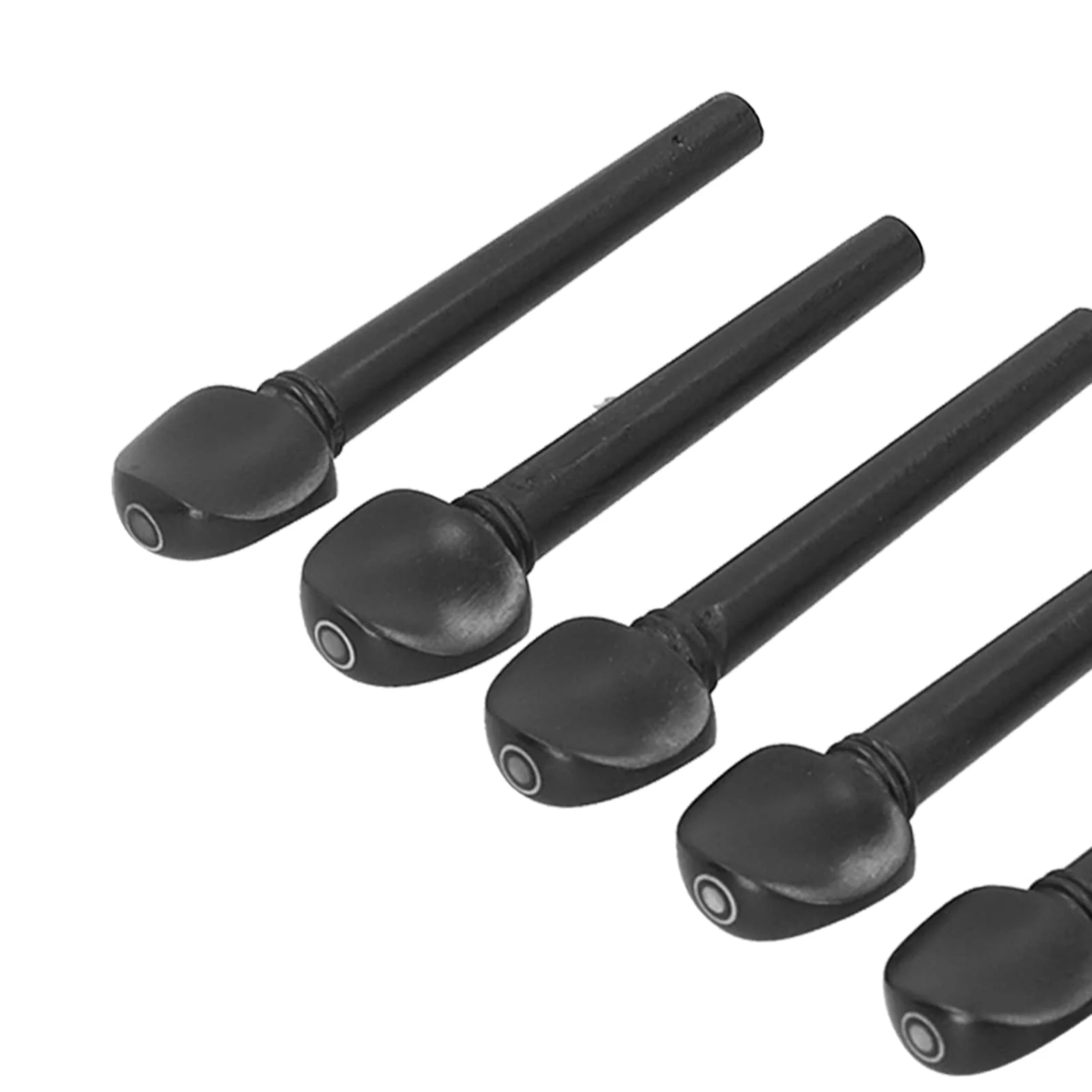 Oud Ebony Pegs, 12Pcs 8.7cm Wooden Tuning Replacement Ebony Pegs with Fisheye for Oud - Image 9