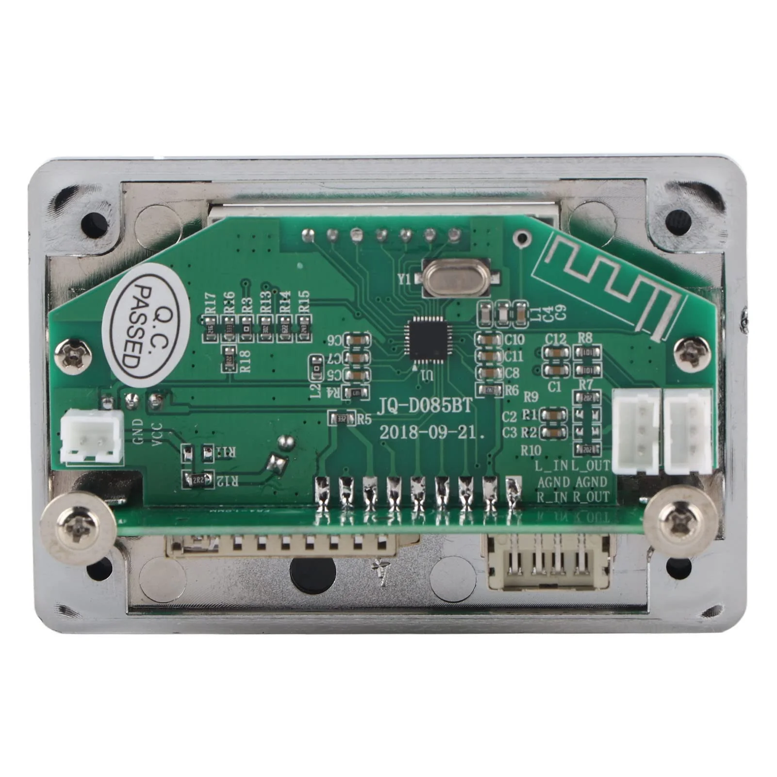 Oumefar DC 12V Bluetooth Audio Decoder Board Module USB SD TF FM Radio Lossless WMA/WAV for Reading Songs etc(12V Black) - Image 5