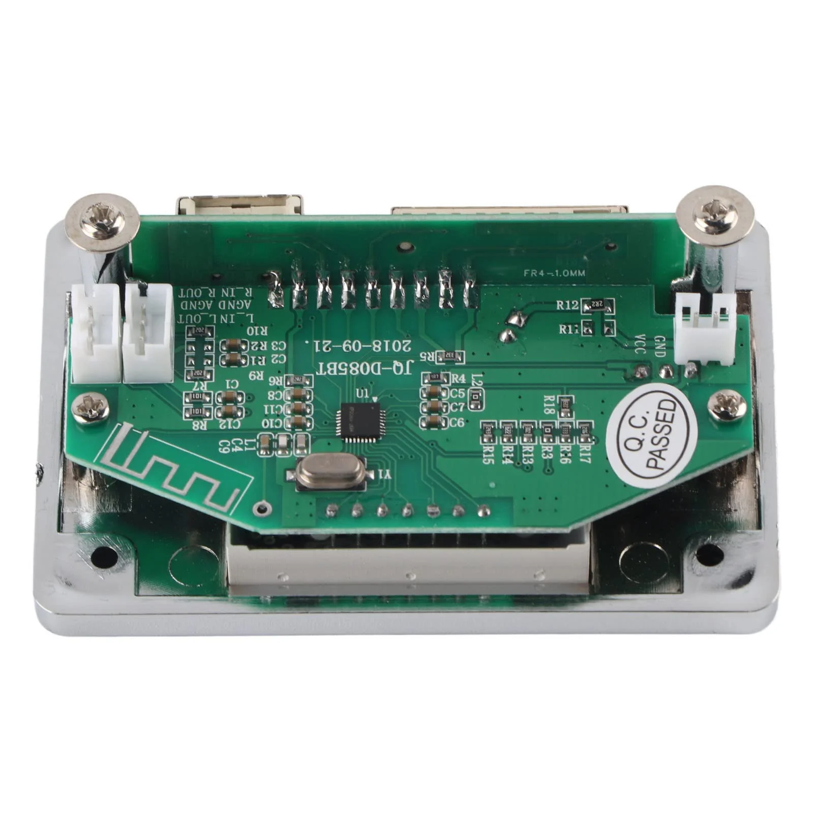 Oumefar DC 12V Bluetooth Audio Decoder Board Module USB SD TF FM Radio Lossless WMA/WAV for Reading Songs etc(12V Black) - Image 6