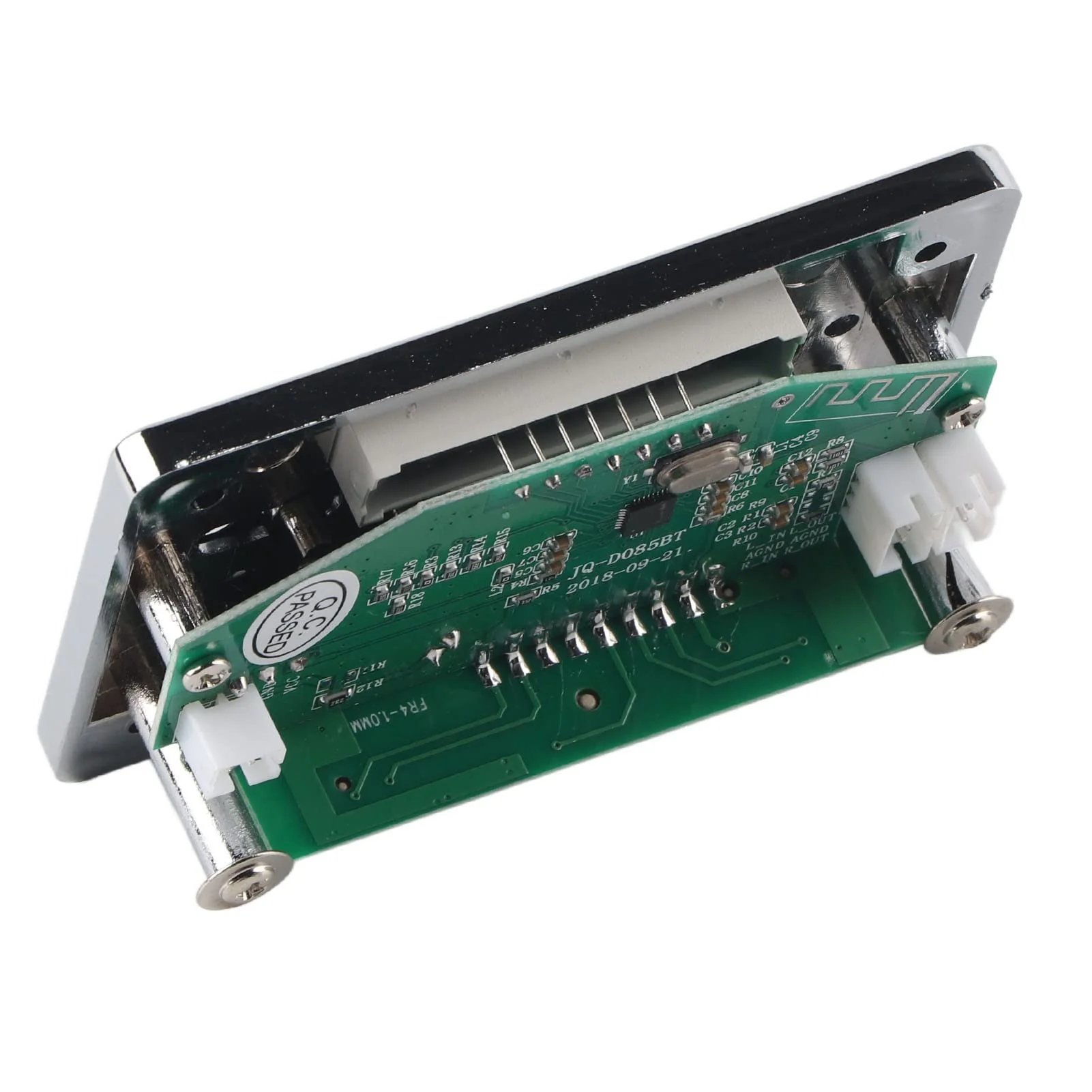Oumefar DC 12V Bluetooth Audio Decoder Board Module USB SD TF FM Radio Lossless WMA/WAV for Reading Songs etc(12V Black) - Image 7