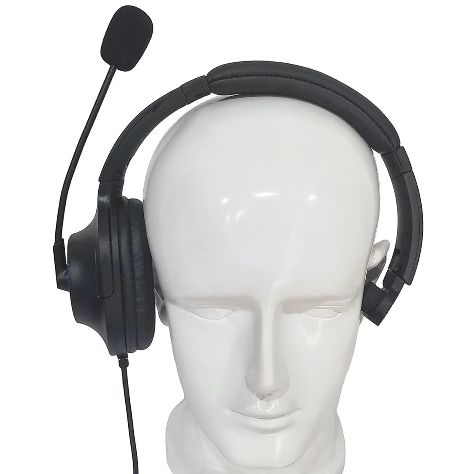 Over Ear 2 Pin Headset Boom Mic Headphone Noise Cancelling Earmuff Radio Earpiece for Midland gxt x-tra xtra x Talker gmrs gtx 1000 1000g 1050 gxt1000vp4 t51r lxt600pa(Single Sided) - Image 4