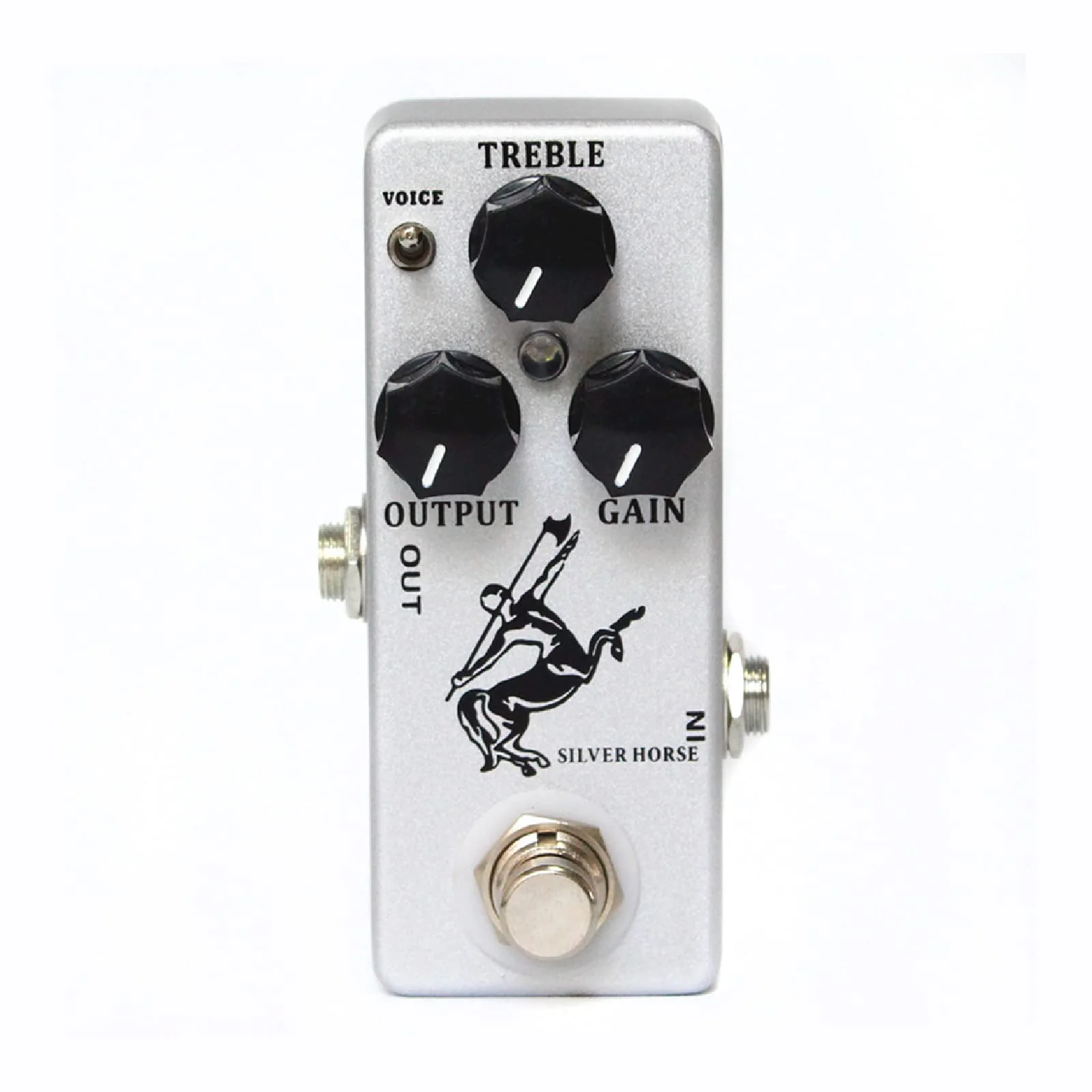 Overdrive Function Guitar Effect Pedal with True Bypass for Electric Guitar (Silver Horse) Silver Horse - Image 2