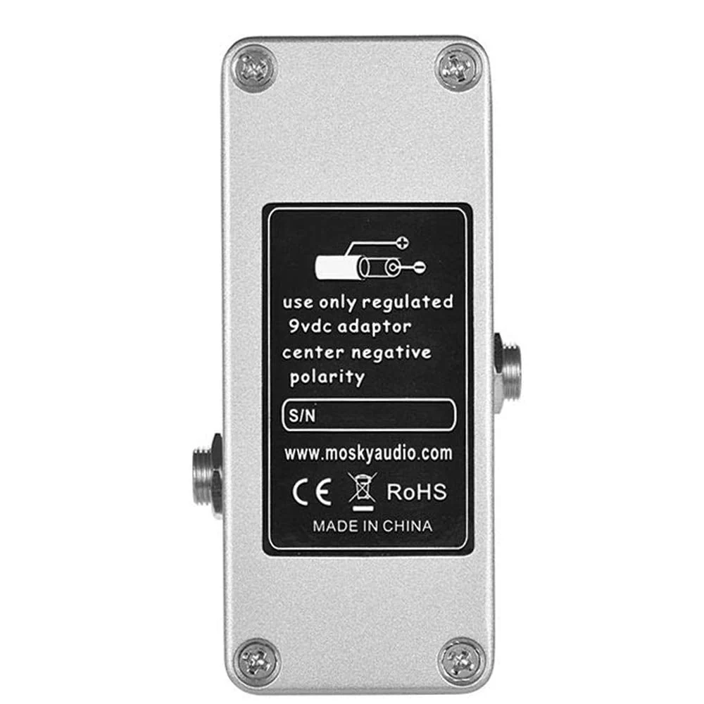 Overdrive Function Guitar Effect Pedal with True Bypass for Electric Guitar (Silver Horse) Silver Horse - Image 4