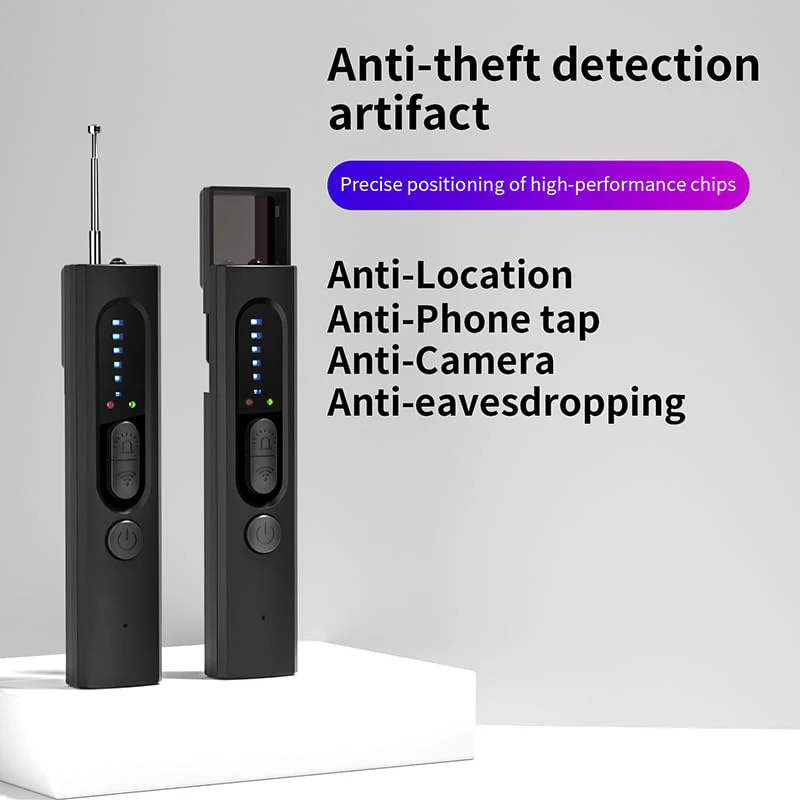 OVWE Hidden Camera Detectors,Spy Camera Detector,Hidden Bug and GPS Tracker Finder, Privacy Protector, 5 Levels Sensitivity 4 Modes, 25H Working Time - Image 7