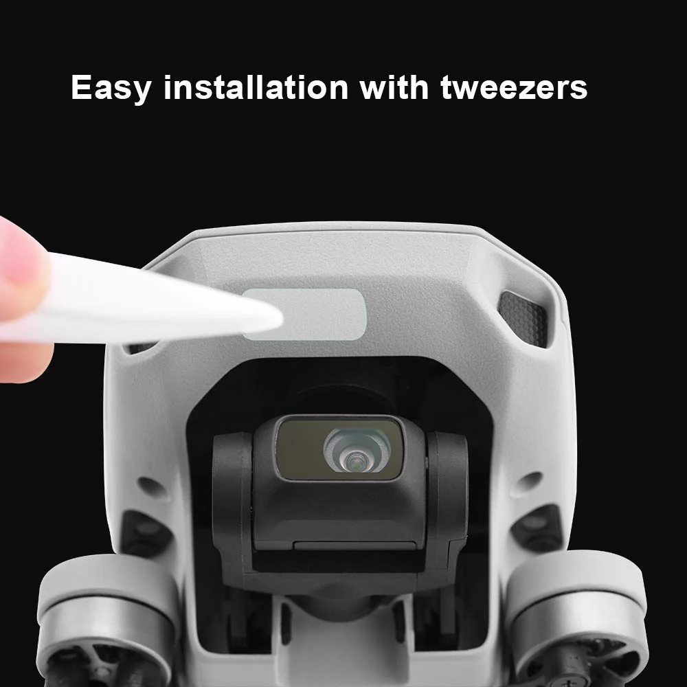 O'woda Mini 2 /Mini SE Gimbal Protector Kit: Camera Lens Cover Cap + Tempered Films (2 Sets) + Lens Hood Sunshade Gimbal Guard, 3-in-1 Lens Protection Accessories for DJI Mini 2/Mavic Mini/ Mini SE 3 in 1 Lens Protection Combo - Image 3