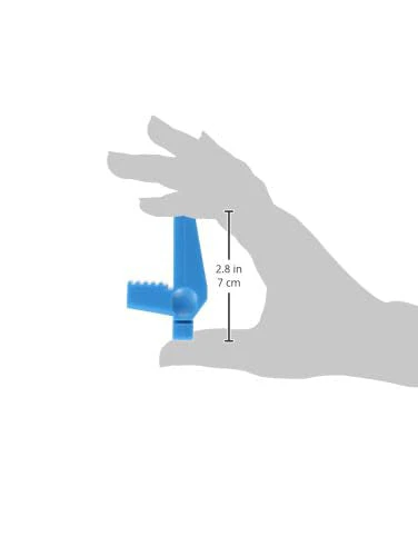 OX Bricklaying Tool - Rubber Corner Block - Line Blocks to Help Straight Brick Laying - Blue - 1 piece Line Block - Image 5