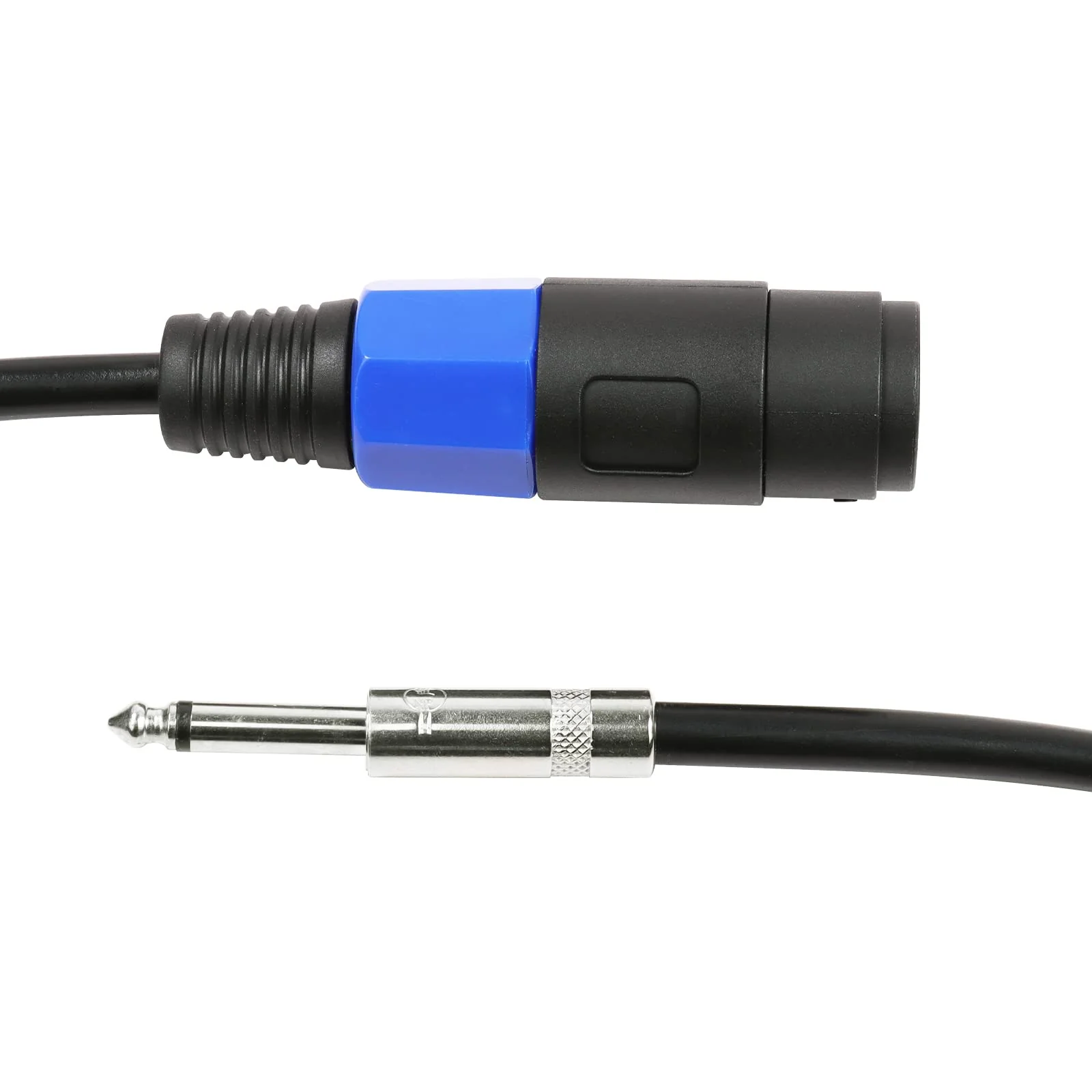 Pack of 1 3.3 Feet Speakon Female to 1/4" Male Cable - 1 Pack 1-Meter Pro Audio Patch SpeakON Jack Connector to 1/4-Inch (6.35mm) TS Speaker Interconnect Wire 1-Pack - Image 6