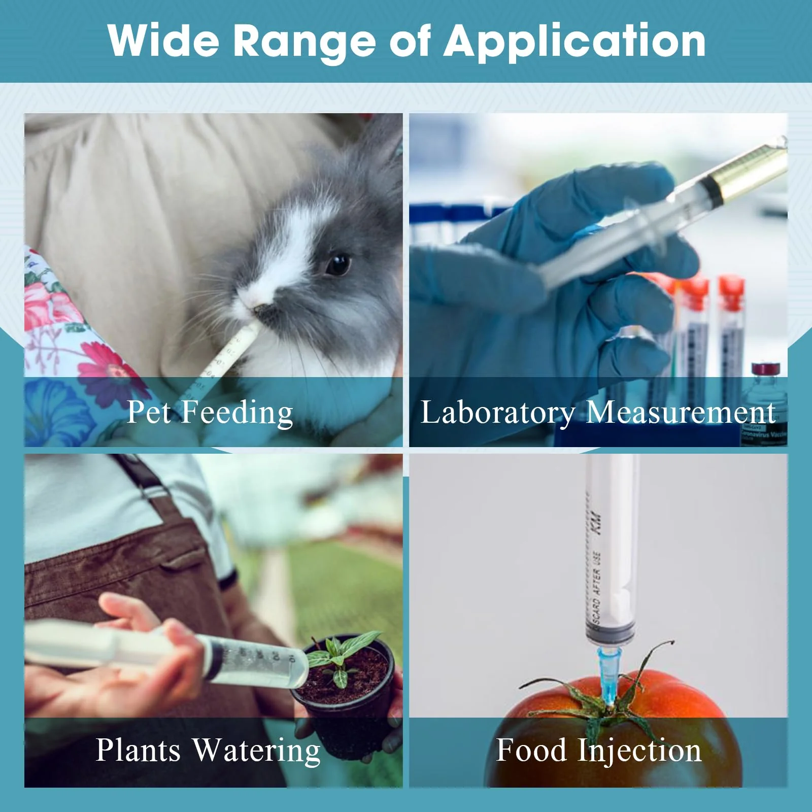 Pack of 10 1 ml Syringes Colostrum Syringe Disposable Syringes, Plastic Syringes with Caps Without Needle, Dosing Syringe for Refilling and Measuring Liquids, Laboratories, Animal Feeding 10 Stück 1ml - Image 6