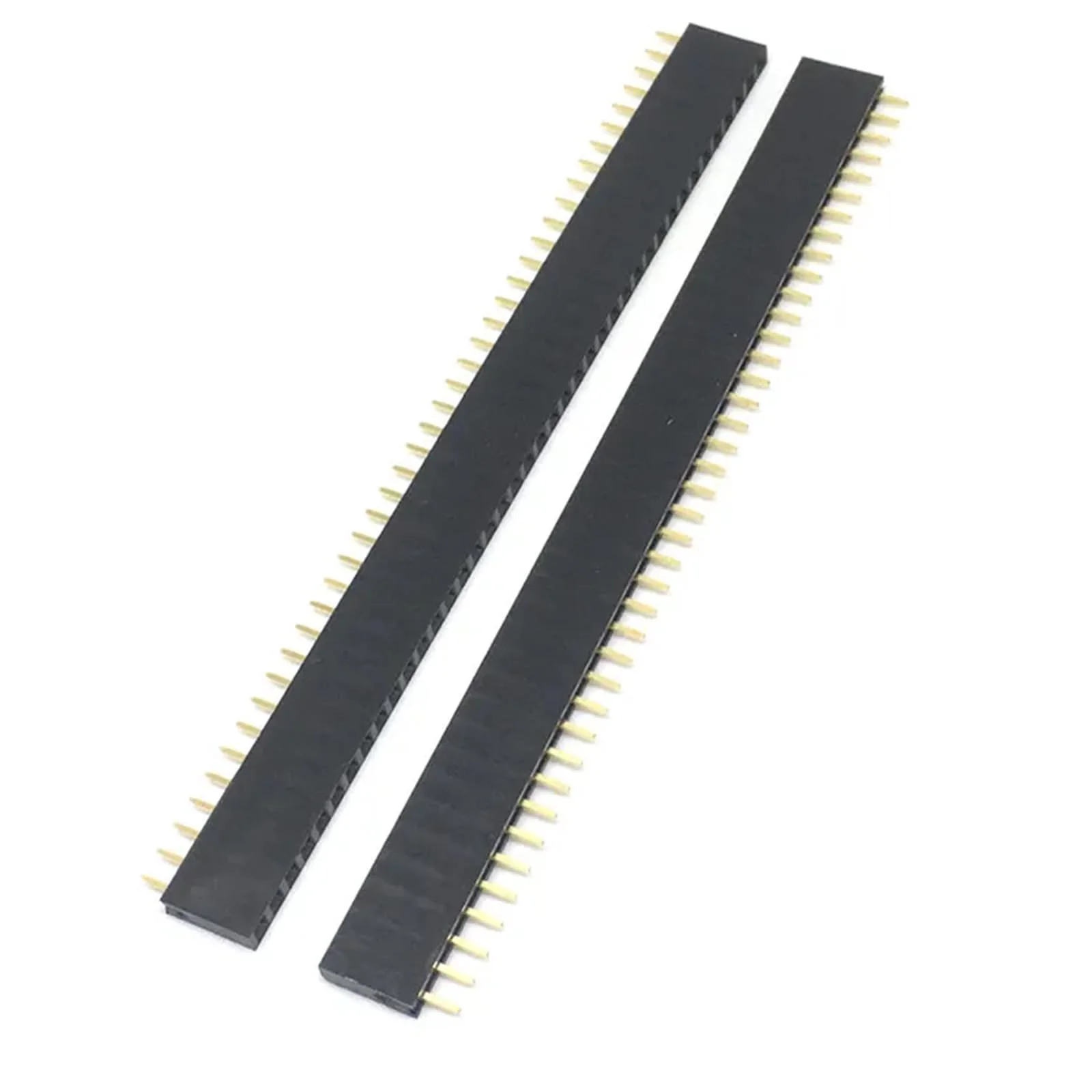 Pack of 10 1 x 40 pin PCB female connector, 2.54 mm single row socket plug, single row needle length 11 mm, plastic length 8.5 mm, 40-pin plug, suitable for DIY enthusiasts - Image 7