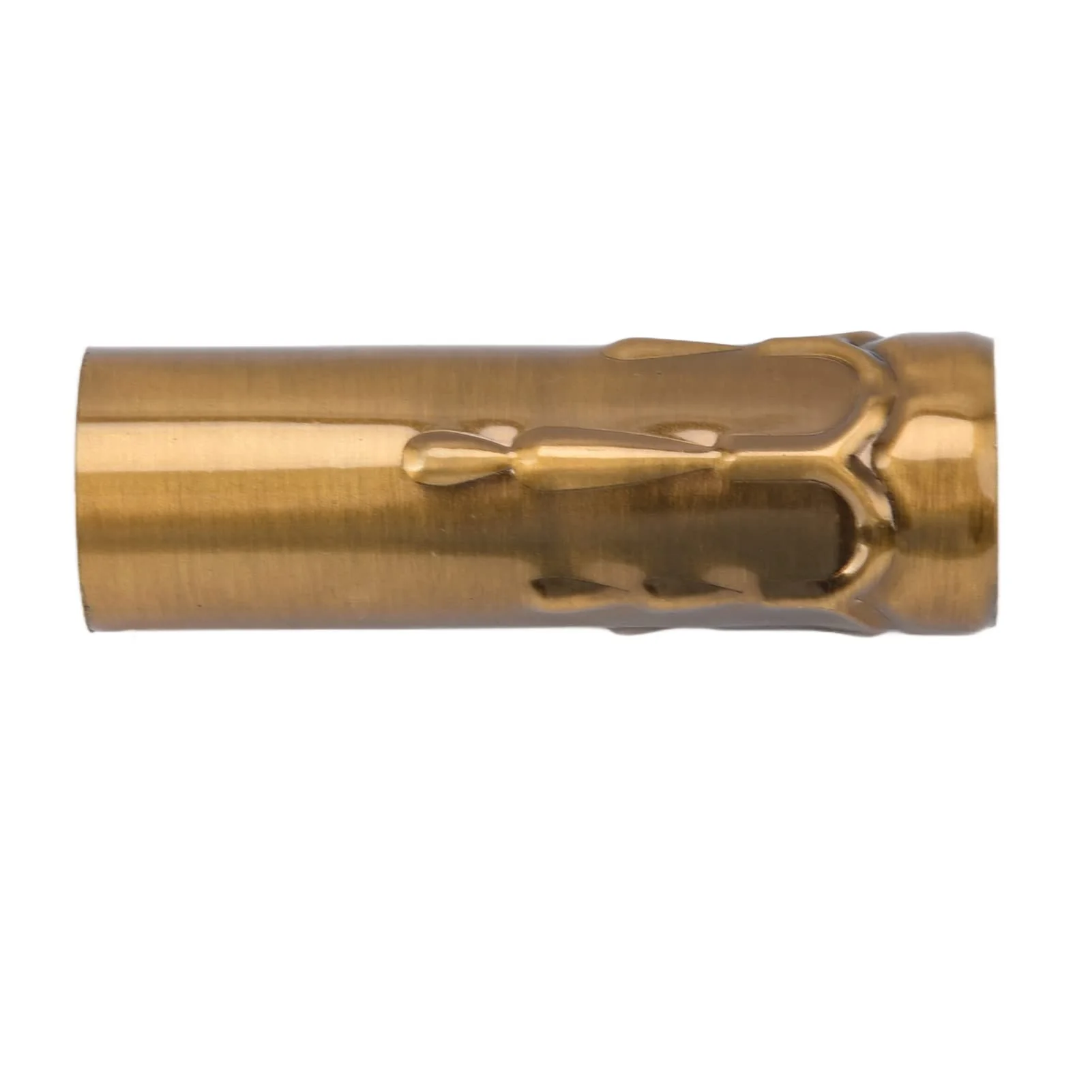 Pack of 10 E14 Candle Holders Tubes Candle Holder Sleeve Lighting Accessories 25 x 80 mm (Gold Bronze) - Image 7