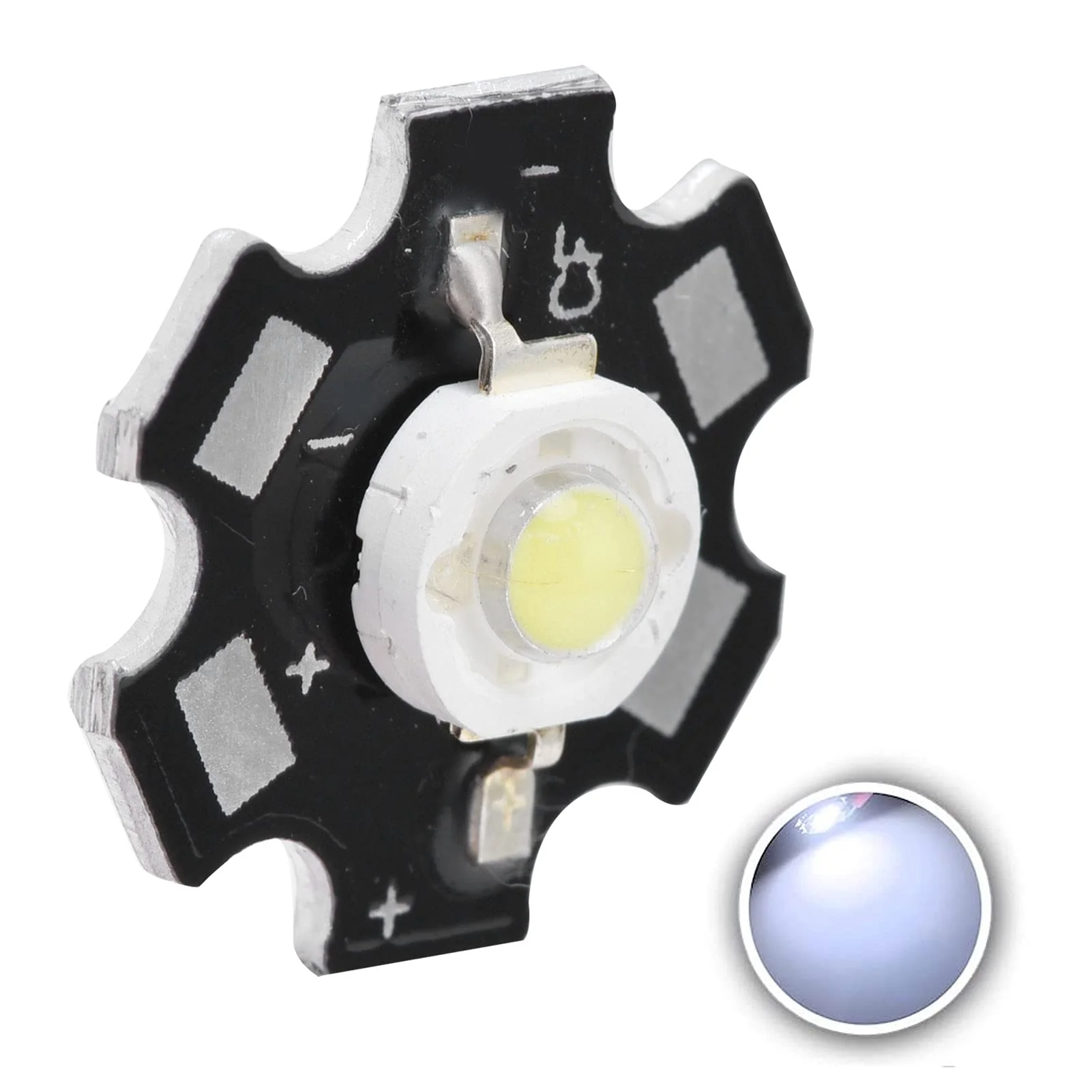 Pack of 10 Lamp Beads, Diode Chips, 3 V LED Chip Bulb, 6500 K Integrated Chip Light Source, SMD Lamp Chip Bulb for Ceiling Light, Downlight, DIY Lighting White Light 1W - Image 6