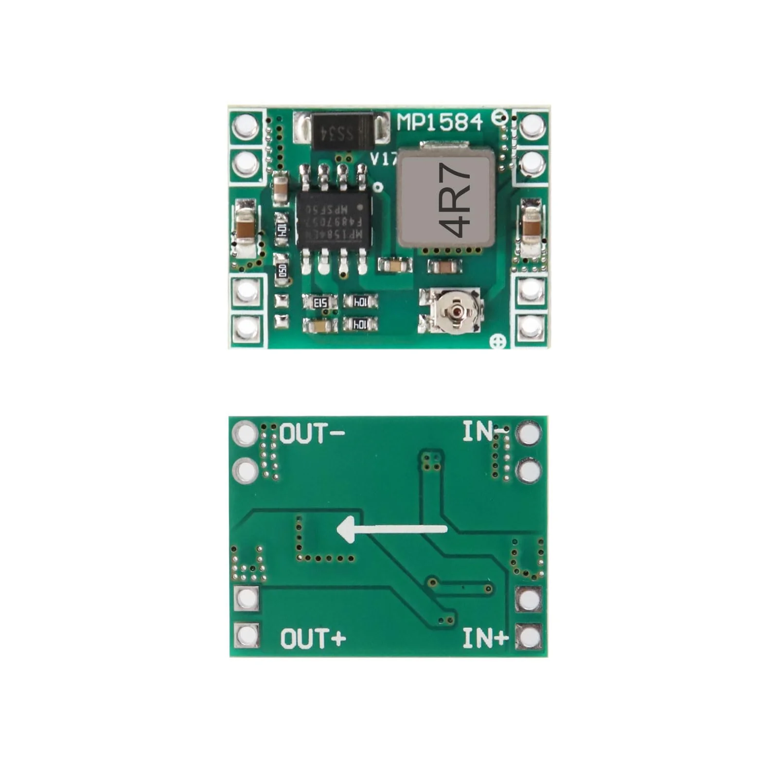 Pack of 10 Mini Step Down Converter Module, QIQIAZI DC-DC Buck Converter MP1584EN 4.5-28V to 0.8-20V DC-DC Converter Module, 24V to 12V 9V 5V 3V Step Down Adjustable Converter - Image 8