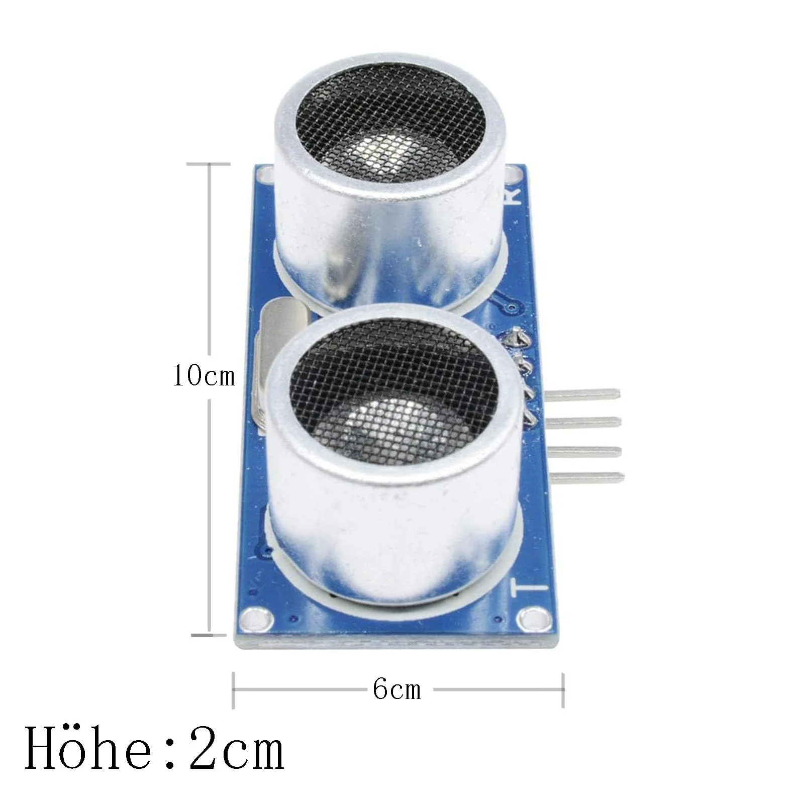 Pack of 10 Ultrasonic Module Compatible with HCSR04, Ultrasonic Module Distance Sensor, Supports 3.3-5 V - Image 2