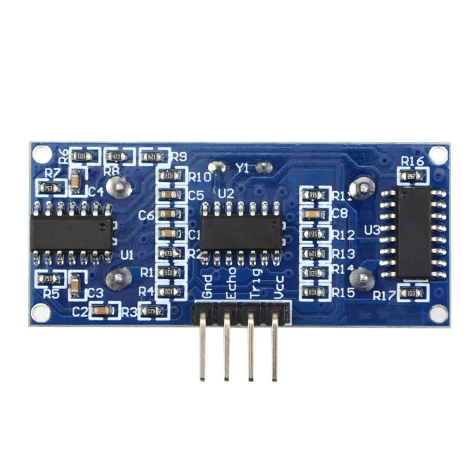 Pack of 10 Ultrasonic Module Compatible with HCSR04, Ultrasonic Module Distance Sensor, Supports 3.3-5 V - Image 3