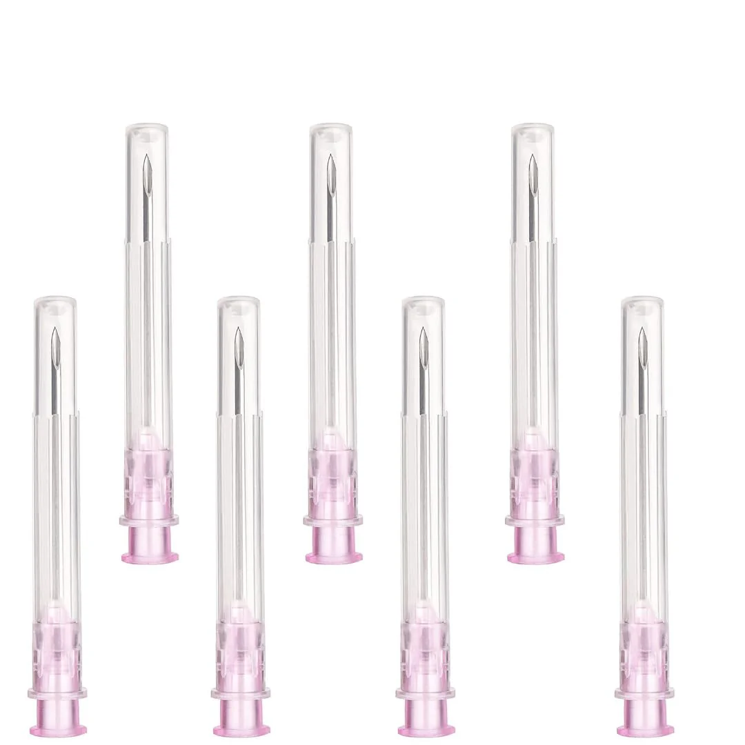 Pack of 100 18 g x 1 inch (25 mm) stainless steel dosing accessories for refill liquids, individually packed, refill tubes for industry, science laboratories, for hobby and DIY, multi-purpose 18G x 1 inch (25 mm) - Image 2