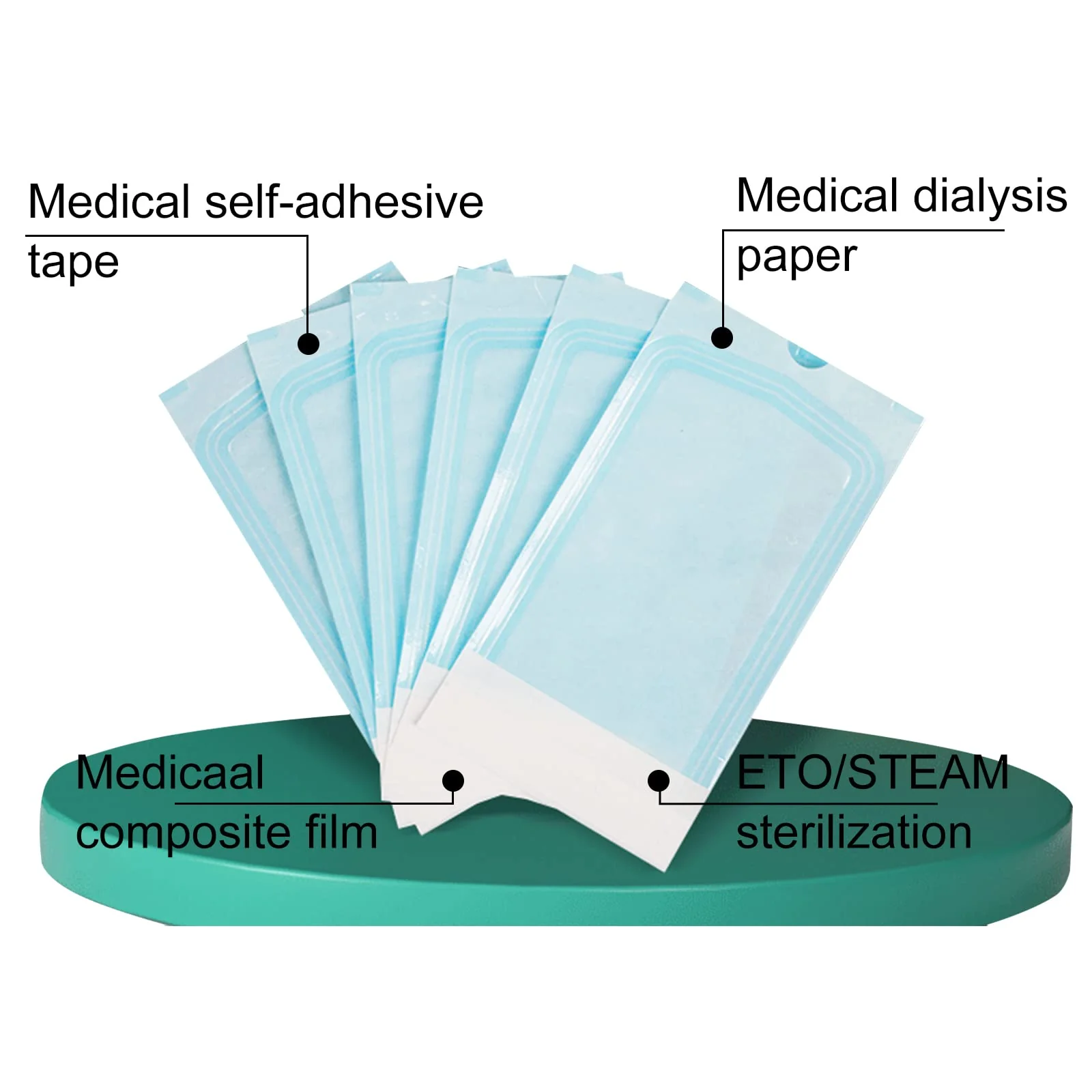 Pack of 100 Sterilisation Bags, Self-Sealing Sterilisation Bags, Autoclave Self-Sealing Sterilisation Bags, Small, 70 x 230 mm - Image 3
