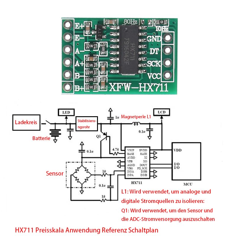 Pack of 12 Half Bridge Load Cell 50 kg Half Bridge Strain Gauge Weight Sensor + 3 Pieces HX711 Module for Arduino Microcontroller DIY - Image 4