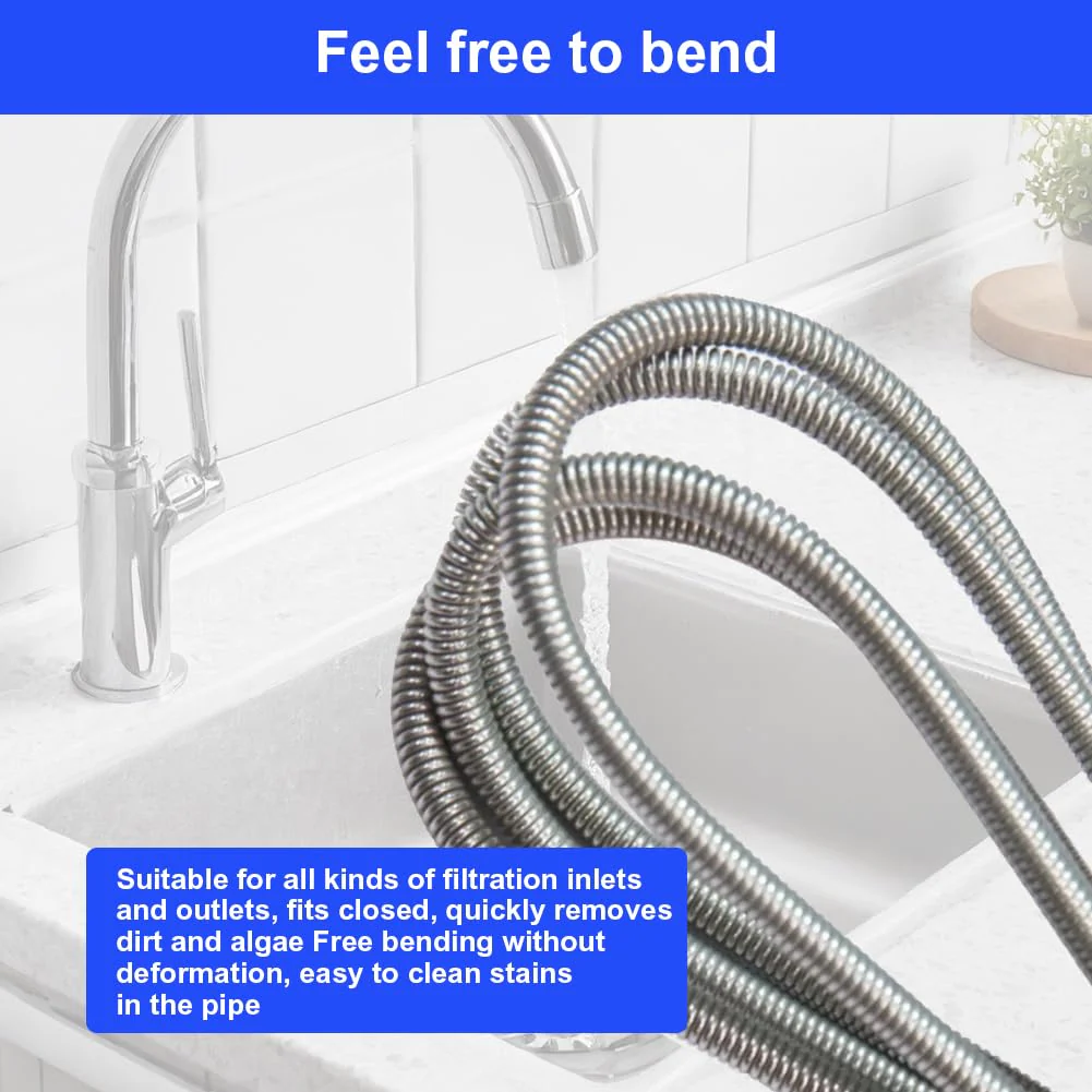 Pack of 2 8 in 1 CPAP Cleaner Hose Brush, CPAP Hose Cleaning Brush, Brush Diameter 15 mm and 19 mm, CPAP Hose and Mask Cleaning Brush, for Cpap, Pipes, Aquarium Cleaning Brush - Image 5