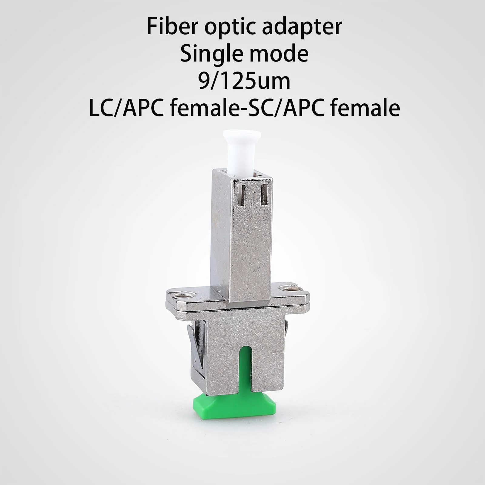 Pack of 2 Fibre Optic Adapter, SC/APC Female to LC/APC Male Singlemode, LC to SC Adapter, for Durable and Fast Fibre Optic Coupling - Image 2