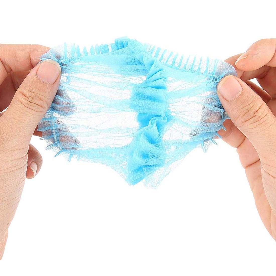 Pack of 20 Disposable Non-Woven Bouffant Caps, Anti-Dust Protection, Headwear, Headwear with Elastic Stretch Band for Medical Laboratories, Nurse, Tattoo, Hospital - Image 3