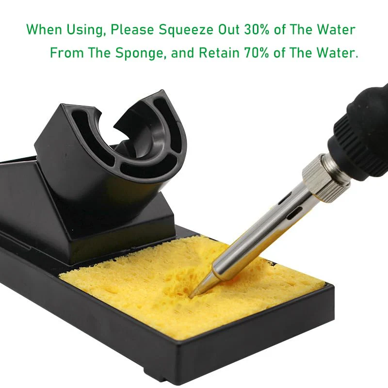 Pack of 20 Professional Soldering Sponge Cleaning Sponge Soldering Iron (6.7 x 6.7 x 1 cm), Cleaner Sponges for Soldering Tips, Soldering Tip Cleaner Sponge & Soldering Tip Reactivator, Soldering 6,7*6,7*1 cm - Image 5