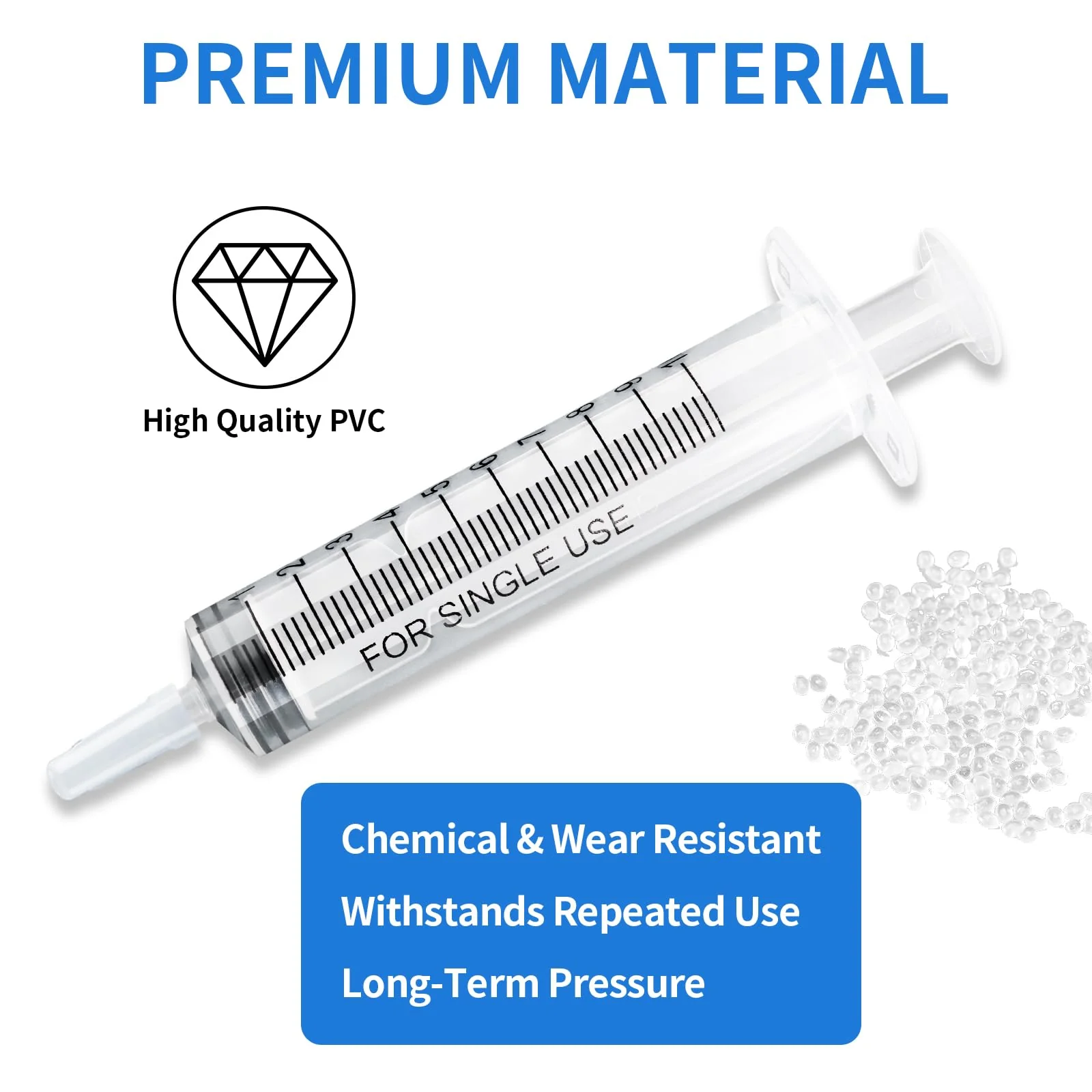Pack of 20 Syringes 10 ml Plastic Syringe, Individually Packed, Durable Colostrum Syringes, Versatile Dosing Syringes, Reusable Liquid Syringe Measuring Syringe for Garden and Pet Care - Image 4