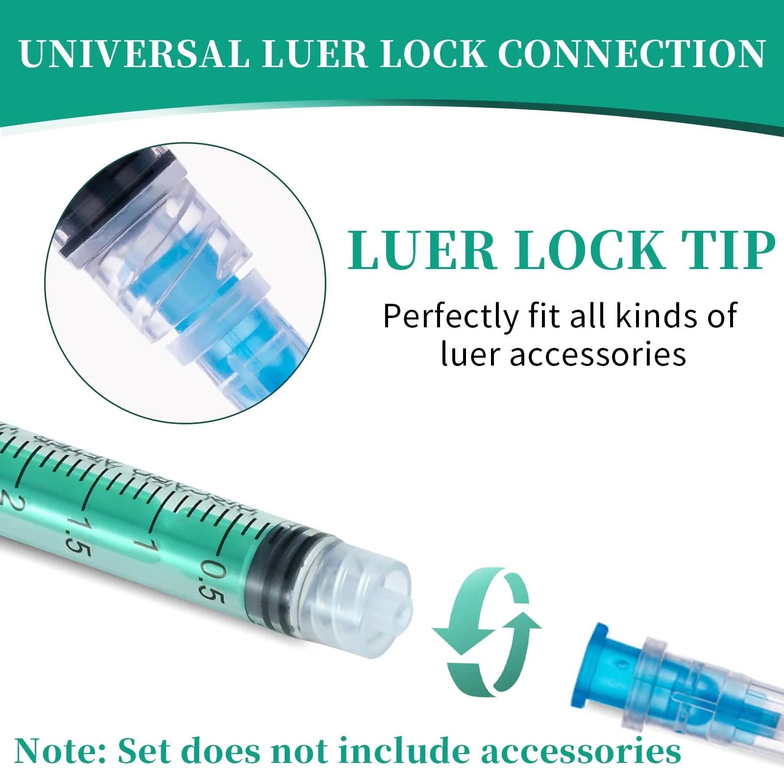 Pack of 20 Syringes 3 ml Colostrum Syringe with Caps, Disposable Syringe without Needle Plastic Syringe Luer-Lock Individually Packed Syrings, Dosing Syringe for Laboratories, Liquid Measurement 20 Stück 3ml - Image 4