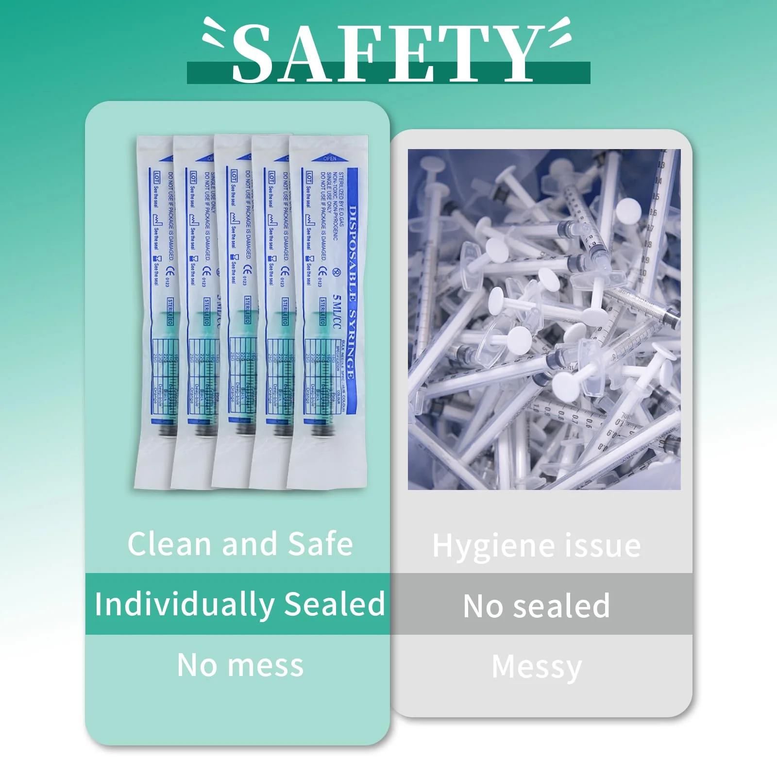 Pack of 20 Syringes 3 ml Colostrum Syringe with Caps, Disposable Syringe without Needle Plastic Syringe Luer-Lock Individually Packed Syrings, Dosing Syringe for Laboratories, Liquid Measurement 20 Stück 3ml - Image 6