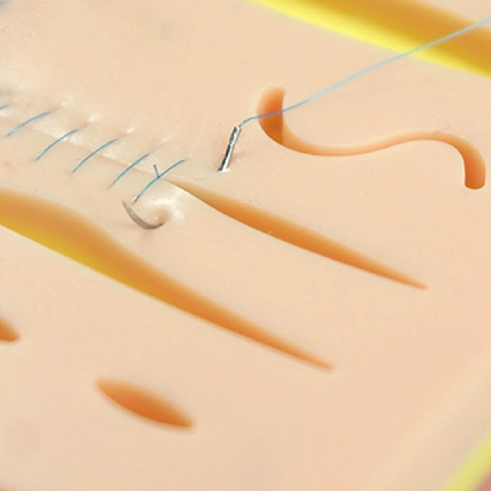 Pack of 24 Suture Material with Exercise Needles, Refill Pack for Surgical Suture Set, Ideal Suture Exercise Thread for Students, Needle and Thread Set, Wound Suture Kit Addition, Ideal Suture - Image 2