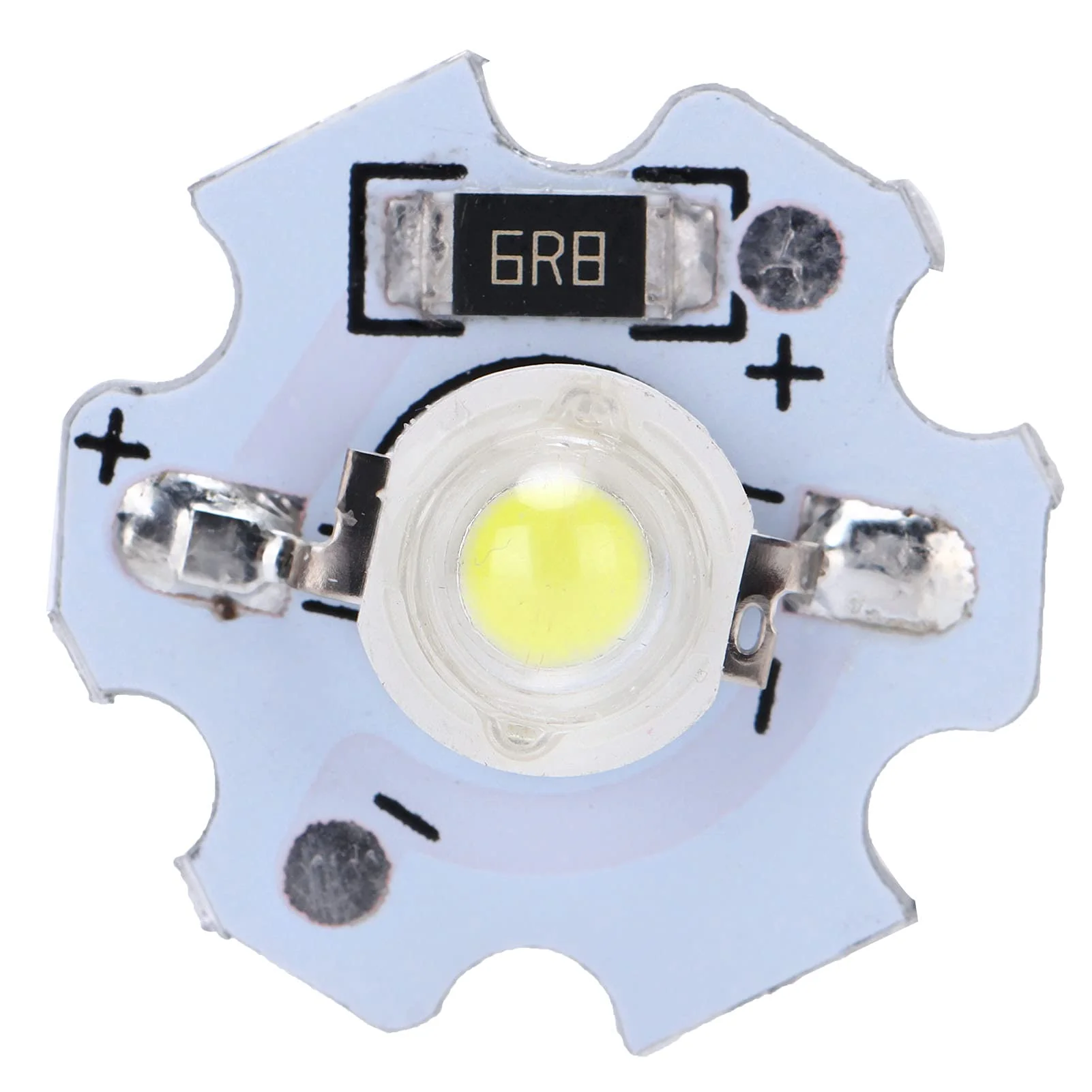 Pack of 25 5 V LED Light LED Chip, 200 lm 1 W High Performance LED Chips with Aluminium Plate, Light Beads Brightness Light Source Chip for DIY Lighting Fixtures (Cool White Light) - Image 2