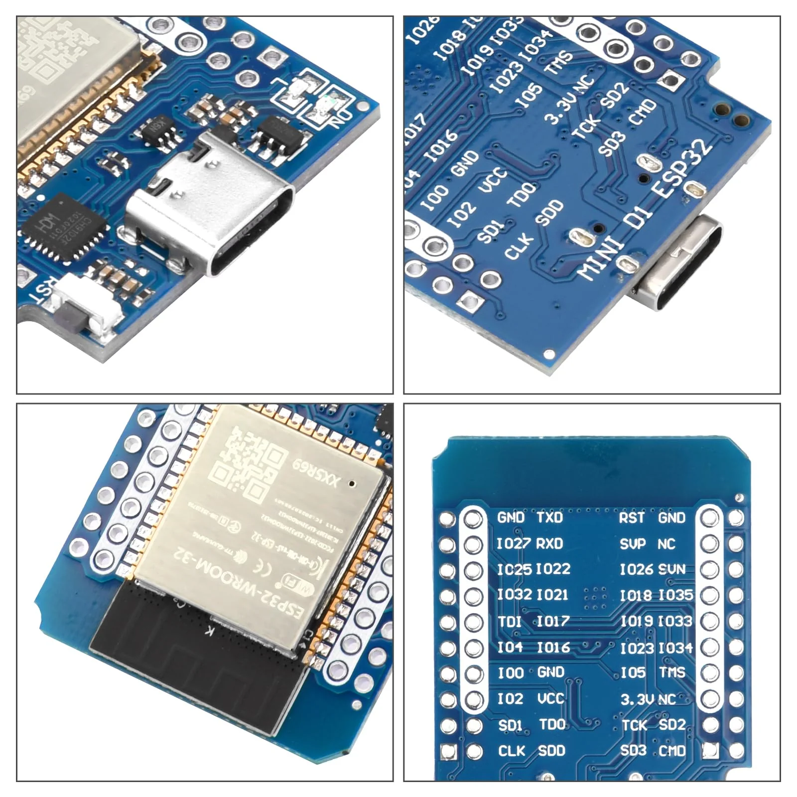 Pack of 3 Mini for ESP32 Development Board NodeMCU WiFi Bluetooth Development Board CH9102F Chip Compatible Arduino IDE - Image 4