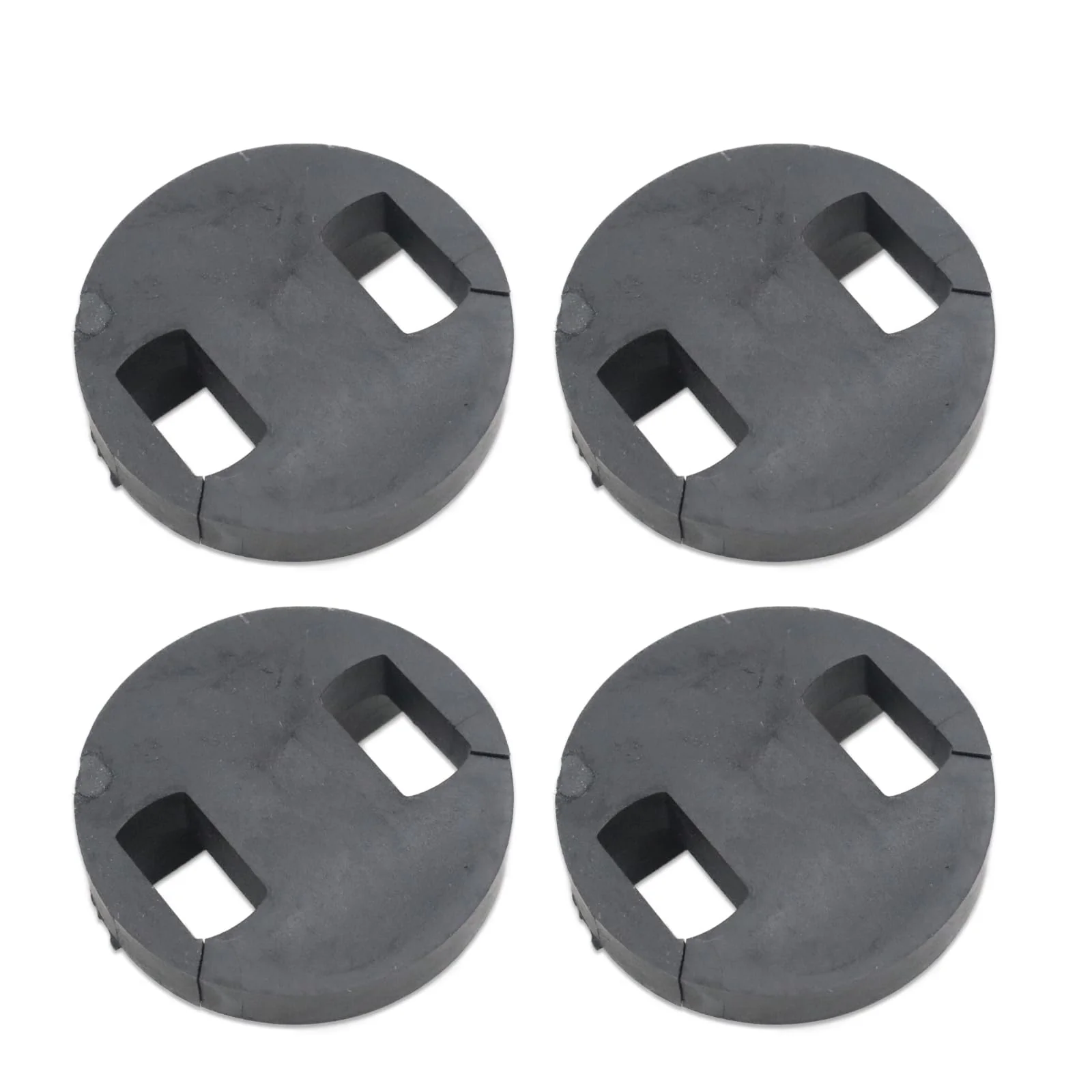 Pack of 4 Rubber Cello Practice Mute, Round Tourte Style Silencer for Quiet Practice, Black Cello Accessory for Uninterrupted Training Sessions - Image 5