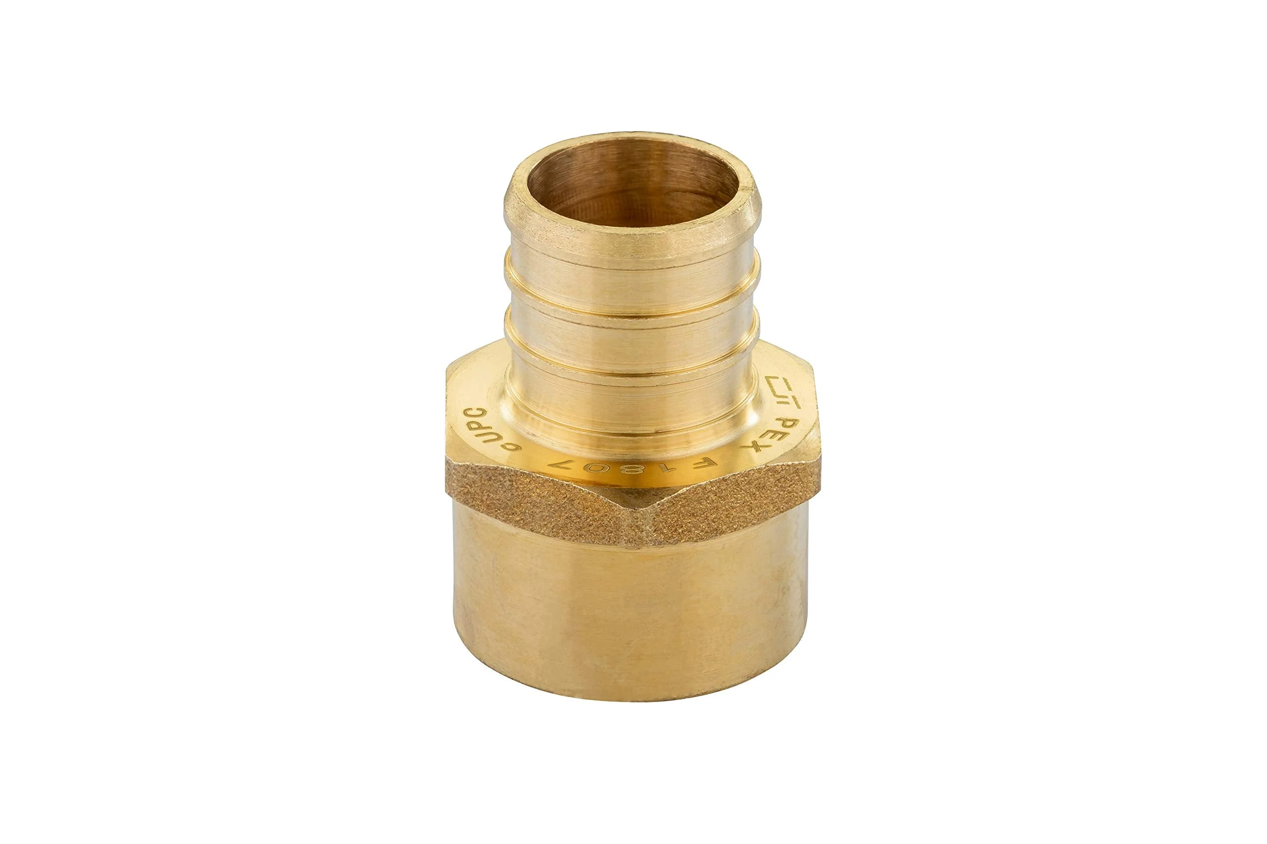 (Pack of 5) EFIELD Pex 3/4" x 1/2" Female NPT Thread Adapter Barb Crimp Brass Fitting,(PEX1807039-5PCS) Pack of 5 3/4" x 1/2" - Image 8