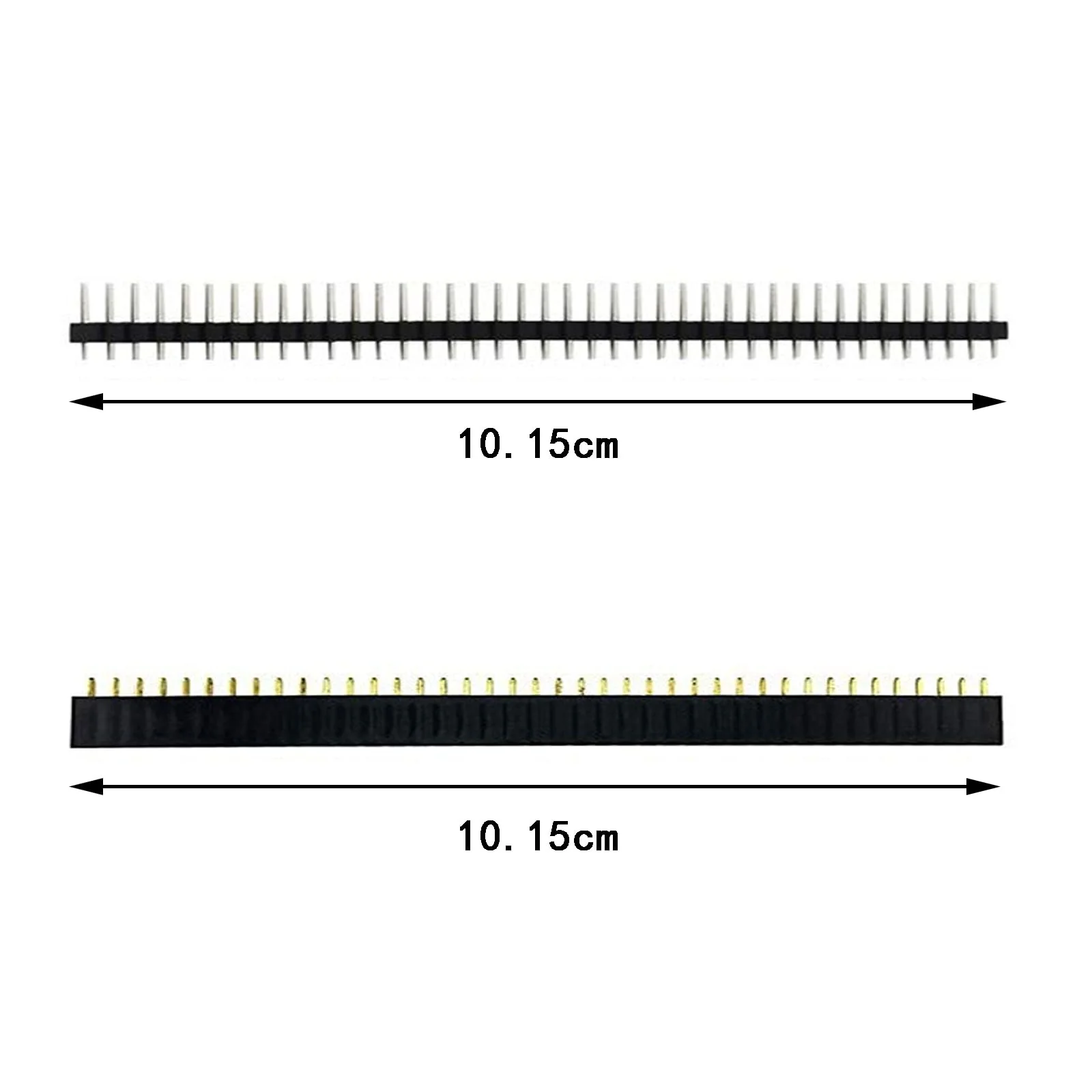 Pack of 50 2.54 mm Breakaway Board 40 Pin Connector Header Male and Female Pin Header PCB Soldering Pin Solder Pins Hole Grid Board for Arduino Prototype Shield - Image 2