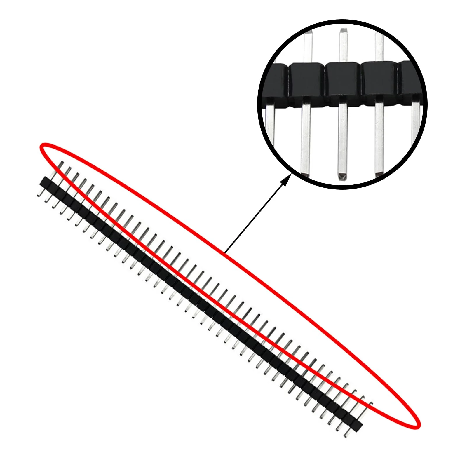 Pack of 50 2.54 mm Breakaway Board 40 Pin Connector Header Male and Female Pin Header PCB Soldering Pin Solder Pins Hole Grid Board for Arduino Prototype Shield - Image 4