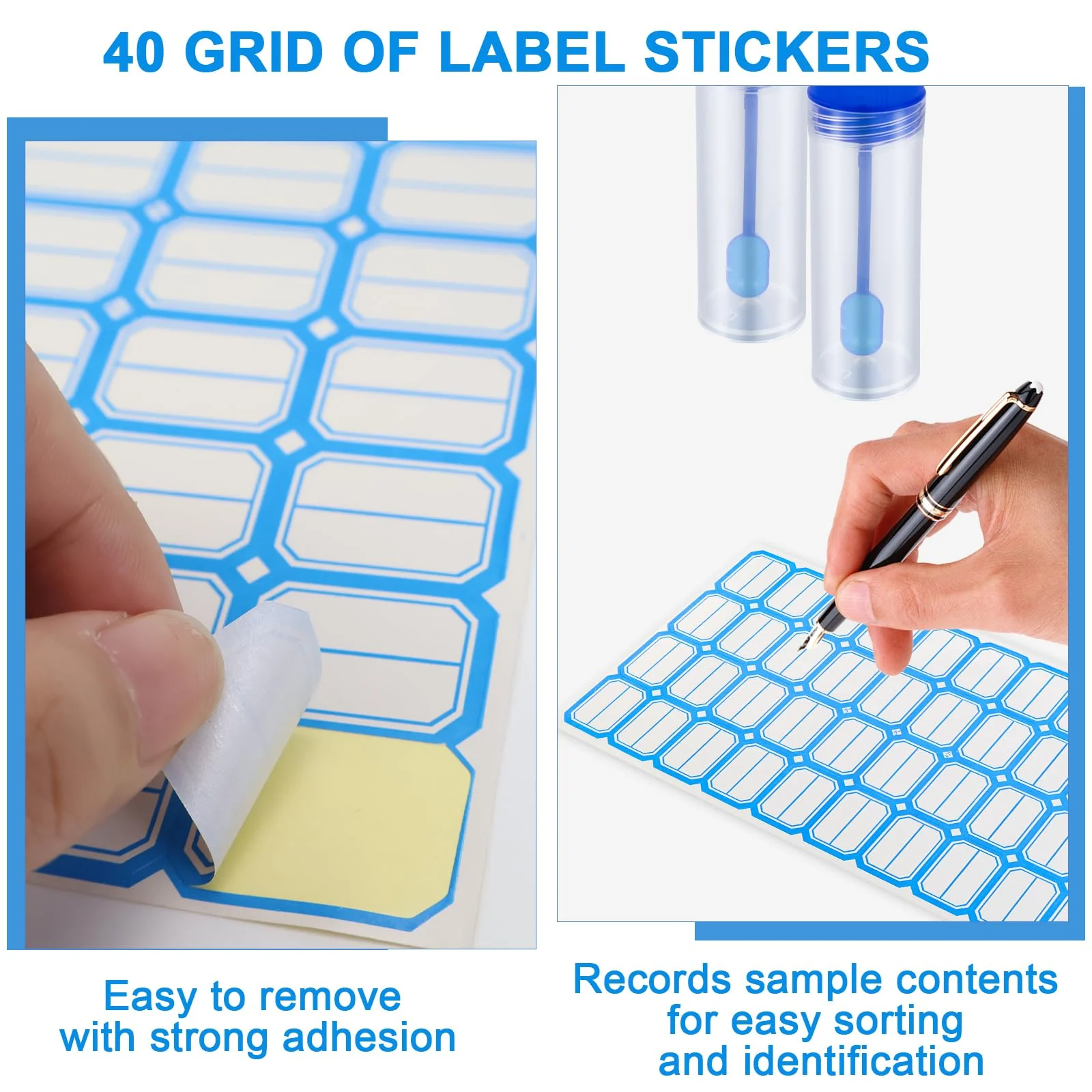 Pack of 50 Dog Faecal Sample Tubes 15 ml Chair Sample Tube with Spoon and Label Sticker Good Sealing Chair Sample Collection Aid for Pets for Testing - Image 4