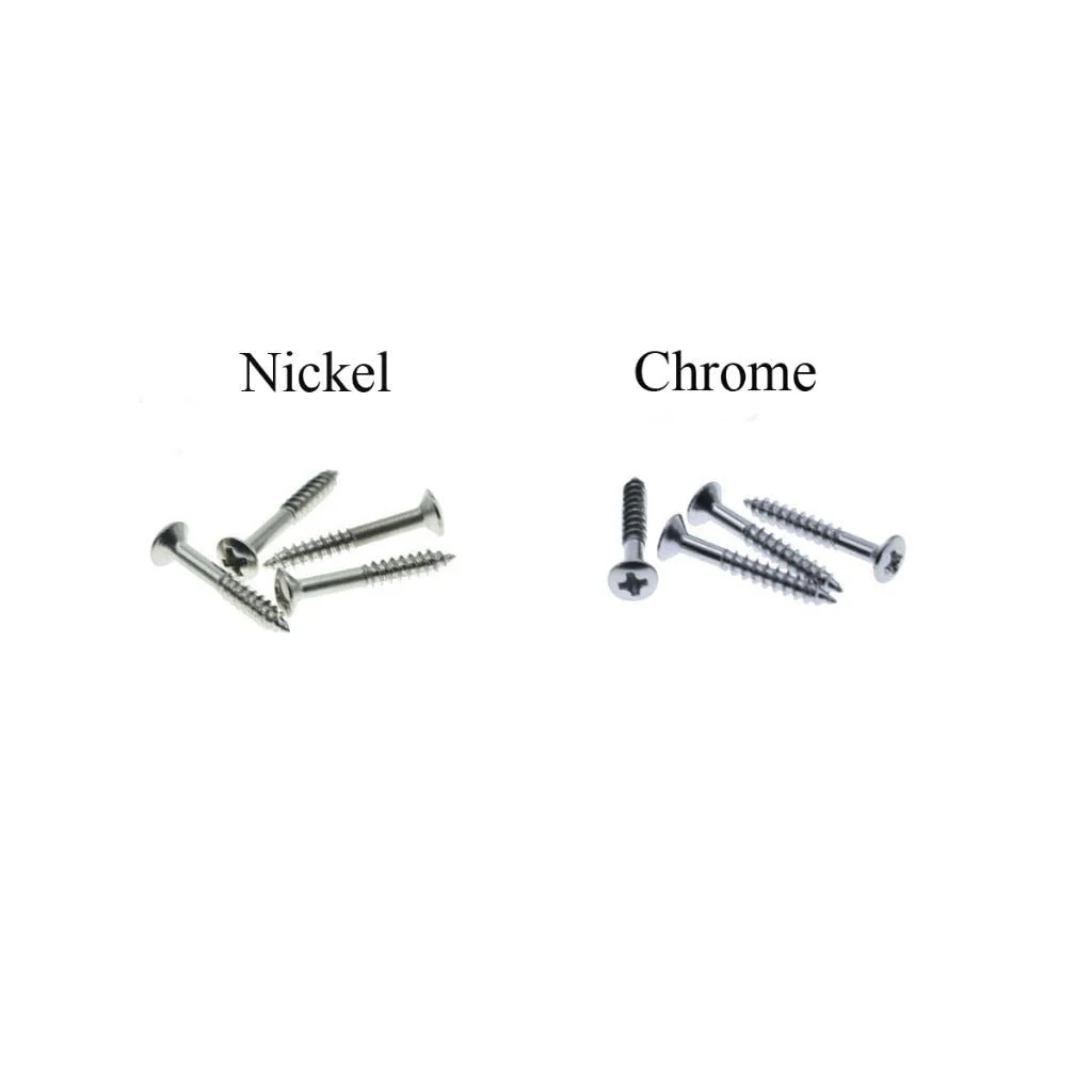Pack of 50 Guitar Humbucker Pickup Ring Mounting Screws Pickup Frame Surround Screws for Les Paul SG Nickel - Image 2