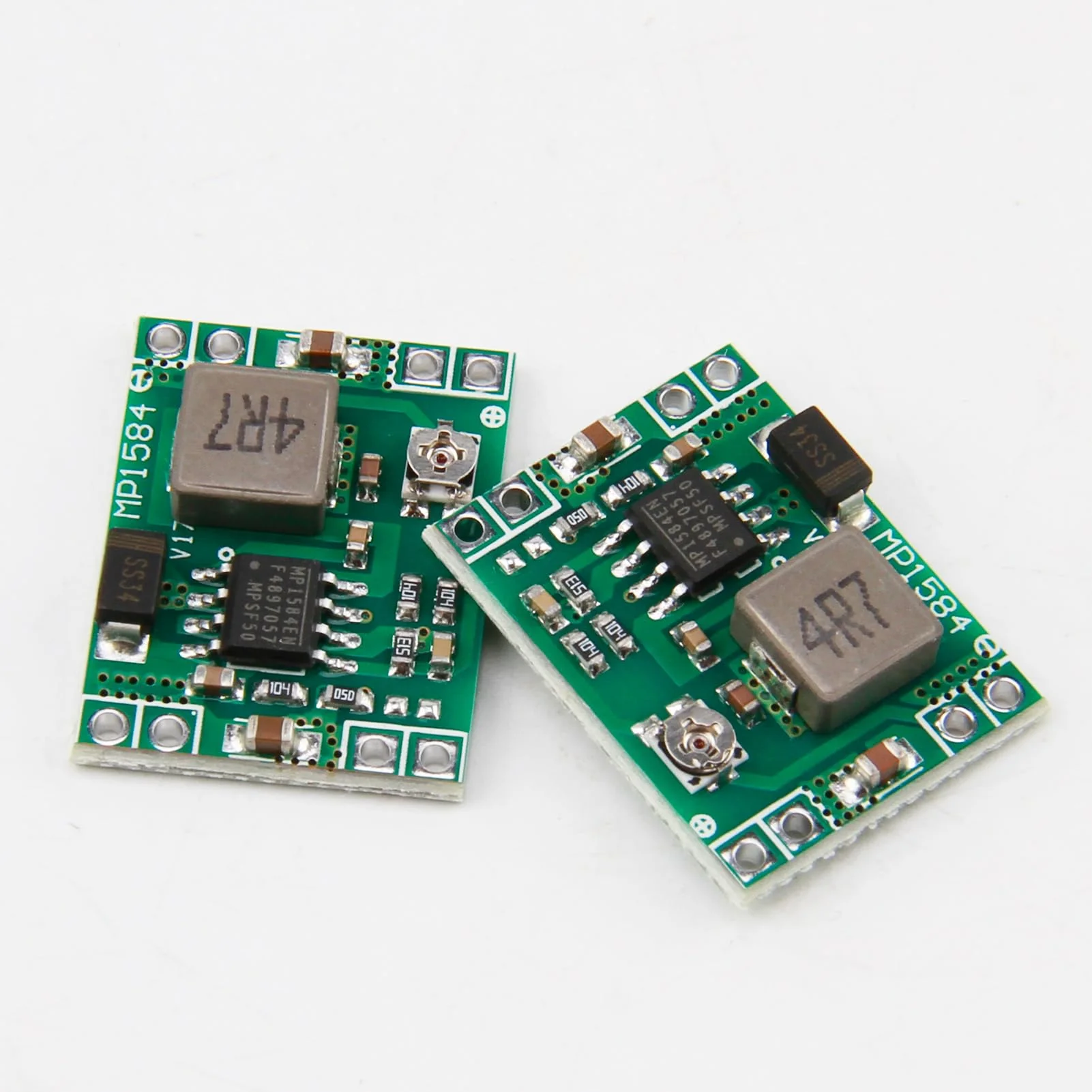 Pack of 6 Step Down Buck Converter, Adjustable Voltage Regulator from 4.5-28 V to 0.8-20 V, Step Down Converter, DC-DC 3A Power Downward Adjustable Module Buck Converter 24 V to 12 V 9 V 5 V - Image 3