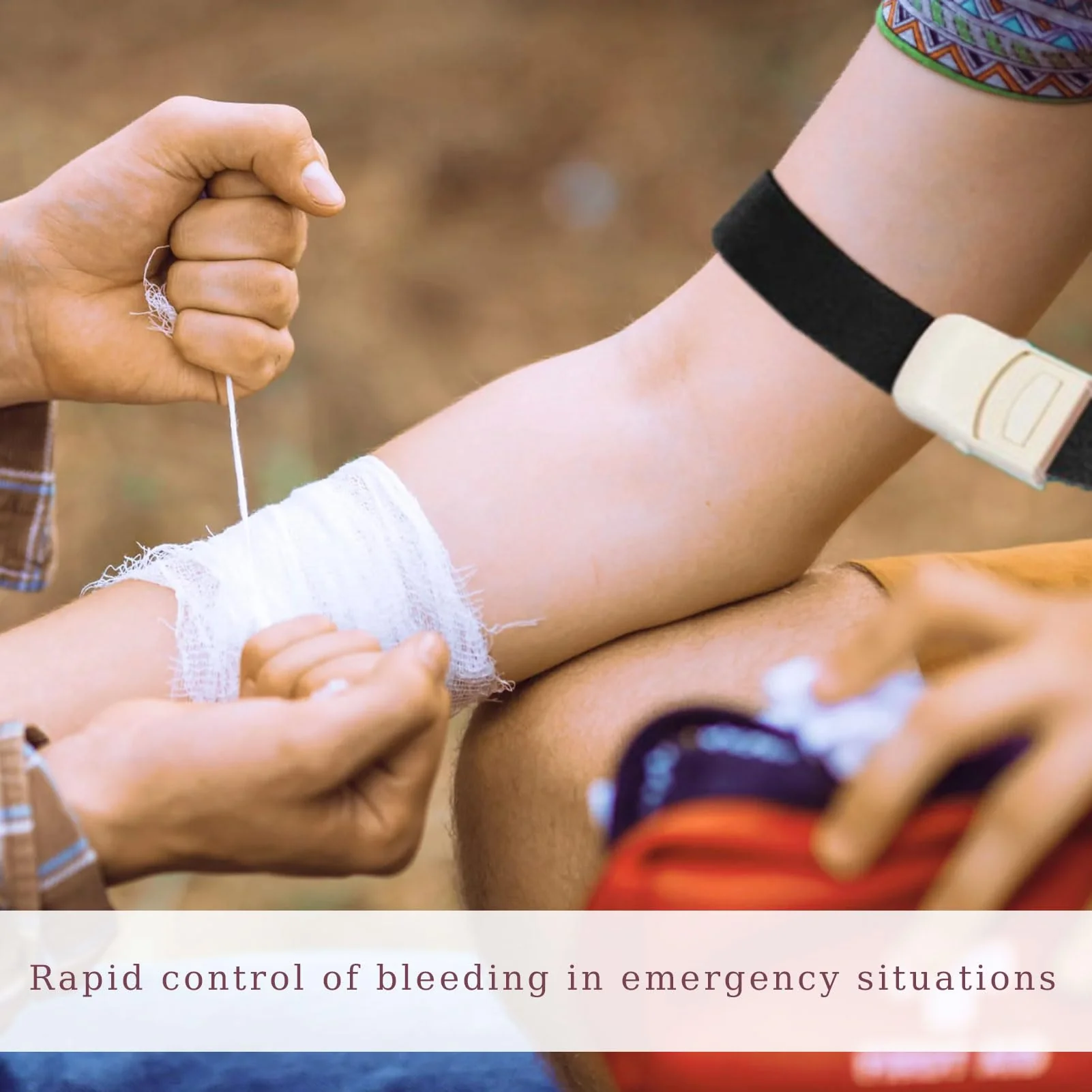 Pack of 6 Storage Tubes, Vein Preservation, Blooddrain, Highly Flexible Tourniquet, Blood Removal Set, Medical Emergencies, with Unique Closure System for Camping, Hiking, Fighting, Mountaineering - Image 6