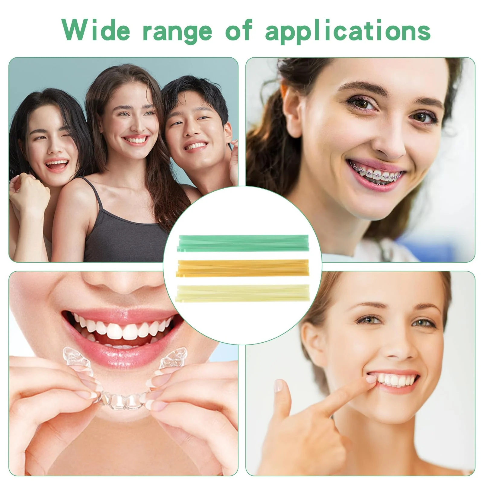 Pack of 75 Tooth Sandpaper, 4 mm x 145 mm Wide Dental Polishing Strips, Sanding Finish Polishing Strips, Tooth File, 3 Colours, Wear-Resistant Plastic Sandpaper, NatureAqua Resin Tooth Polishing - Image 7