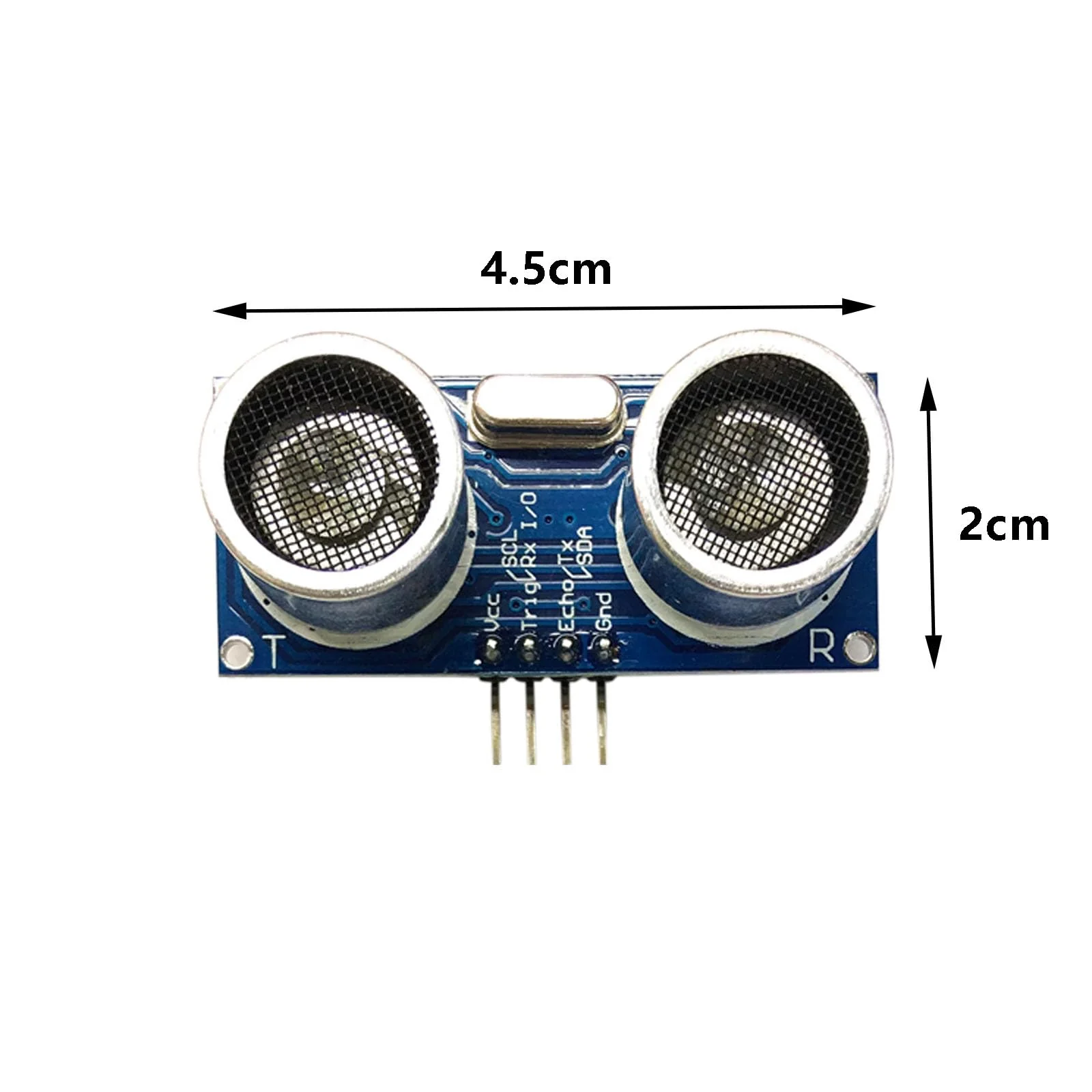 Pack of 8 Ultrasonic Module Compatible with HC-SR04, Ultrasonic Module Distance Sensor, Supports 3.3-5 V for Arduino UNO, Robot, XBee, ZigBee etc. - Image 2
