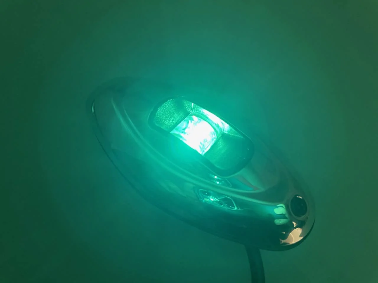 Pactrade Marine Boat Vertical Mount SS316 Navigation Light 12V 1NM LED Green Starboard 95LM Red Port 20LM Light 12m 112.5 Degrees Each 12V DC / 1W Teardrop Oval Stainless Steel Housing - Image 7