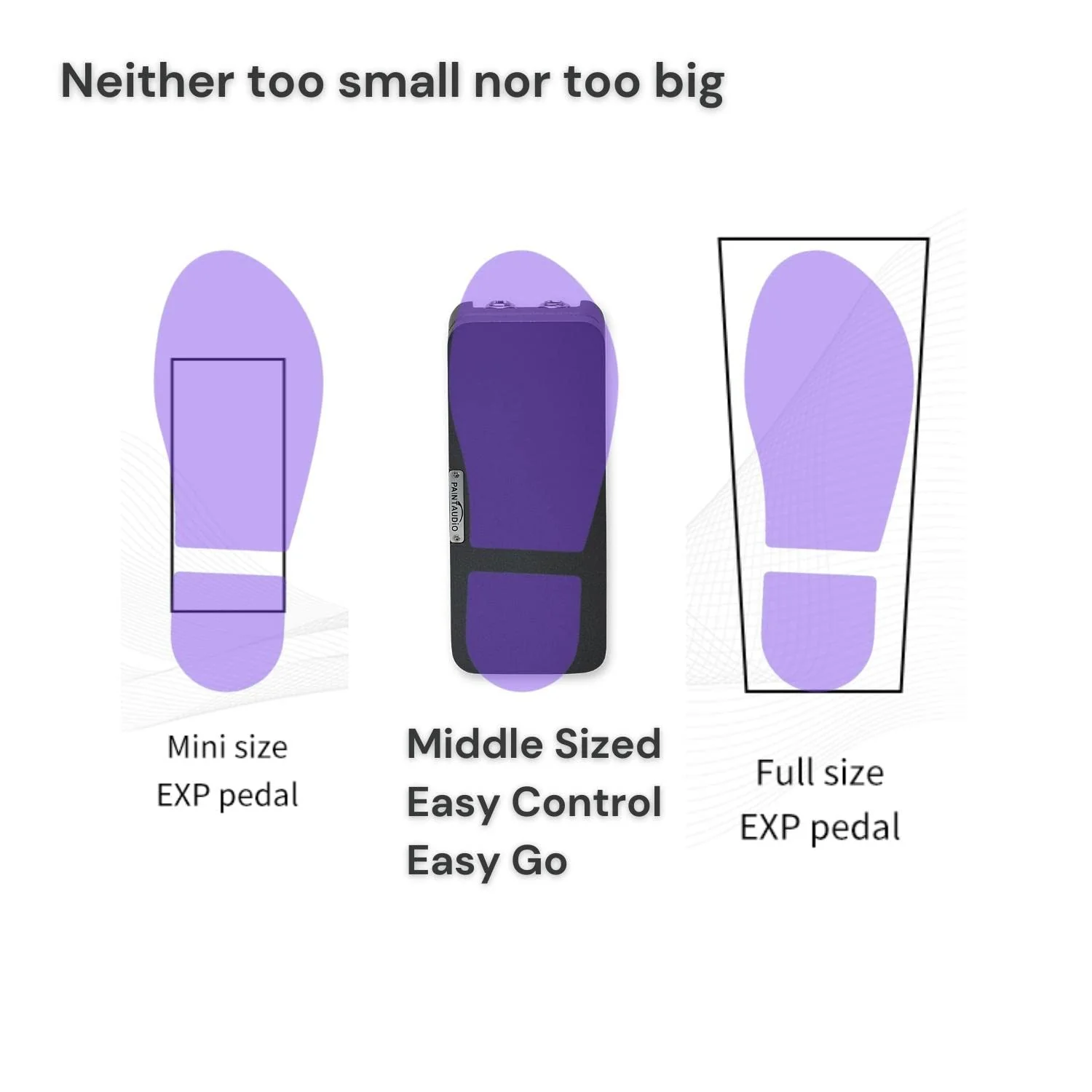 Paint Audio Foot Captain Dual Outputs Expression Pedal Multi-effects Compatible for Tip/Ring Connection (Foot Captain) - Image 9