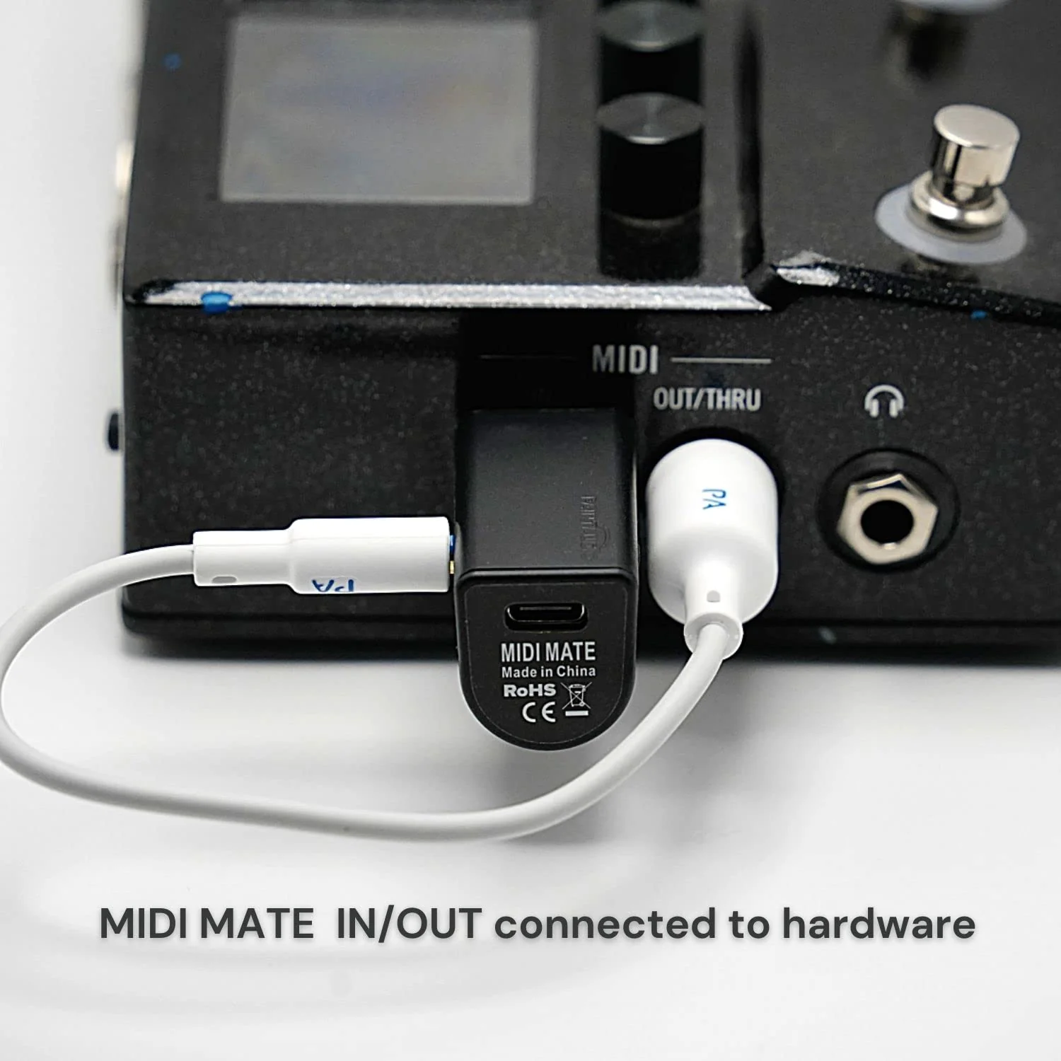 Paint Audio Wireless MIDI Adapter, MIDI Mate Ultra Low Latency Adapter for Synthesizer Digital Wind Guitar Pedal Digital Piano Keyboard to MIDI Devices, Mac OS/iOS Devices - Image 9