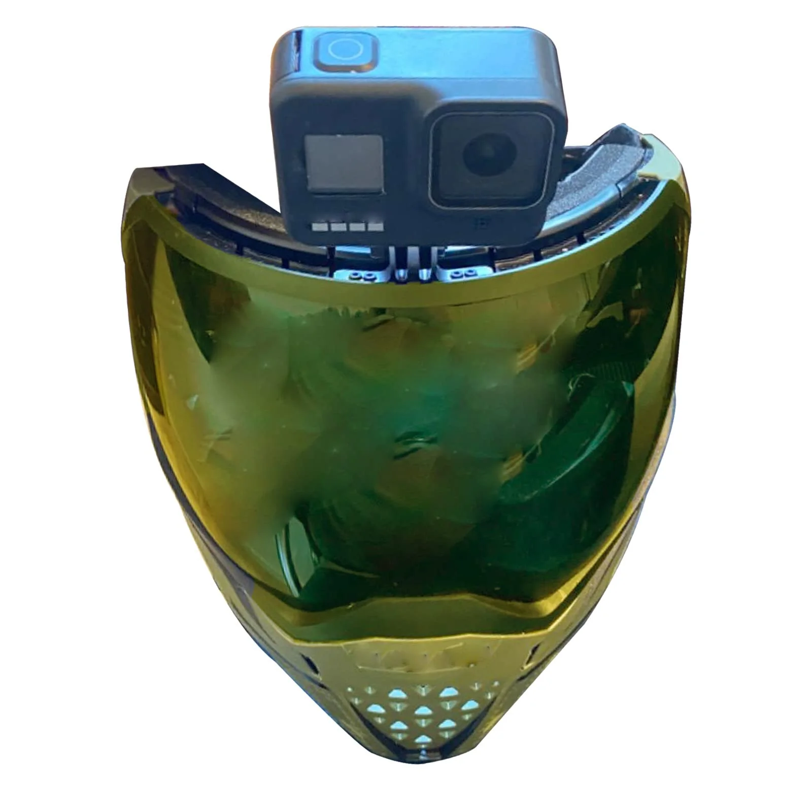 Paintball Mask Mount Clamps - Camera Goggle Connection Adapter Aluminum i4 i5 Go Pro EVS Helmet Base Black - Image 4