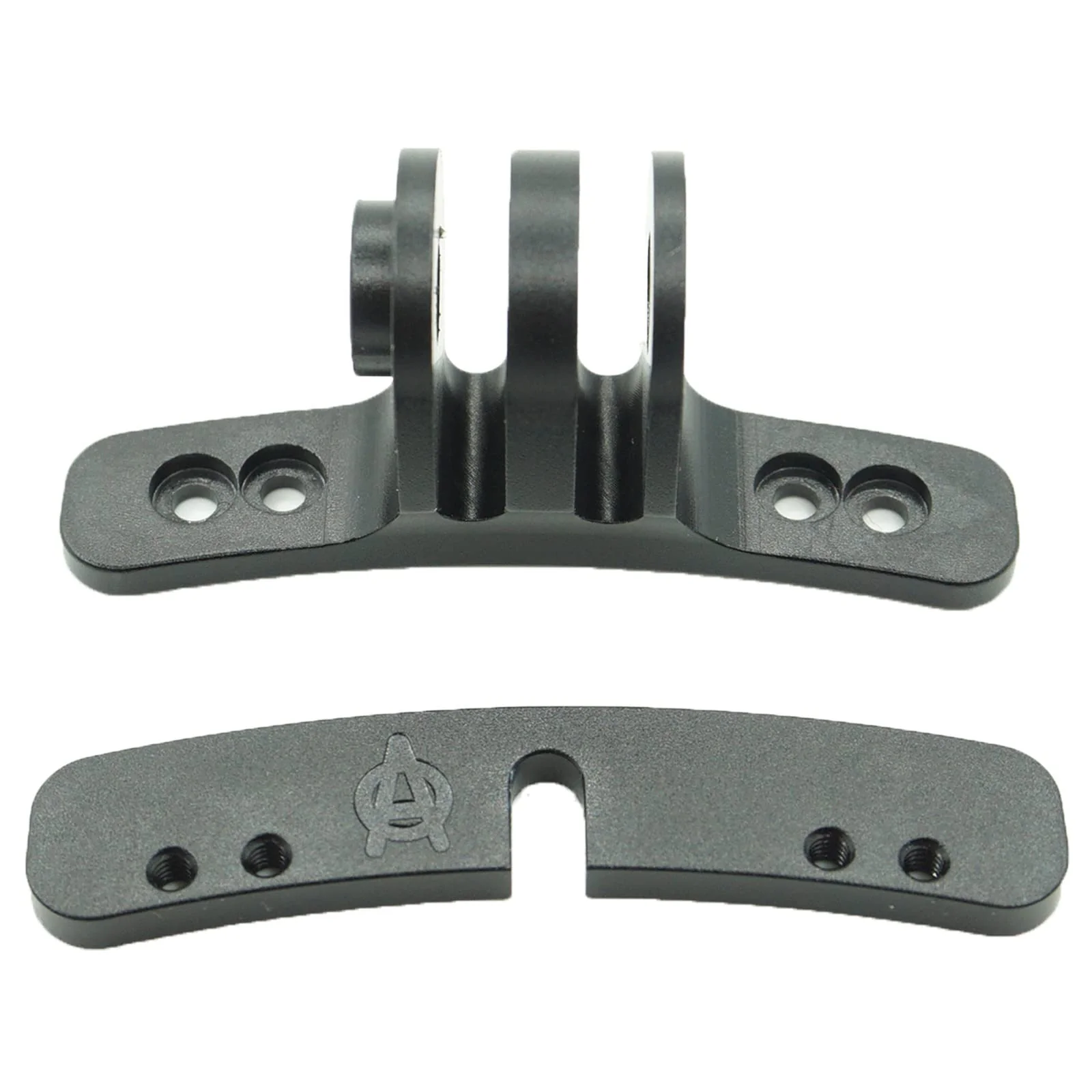 Paintball Mask Mount Clamps - Camera Goggle Connection Adapter Aluminum i4 i5 Go Pro EVS Helmet Base Black - Image 6