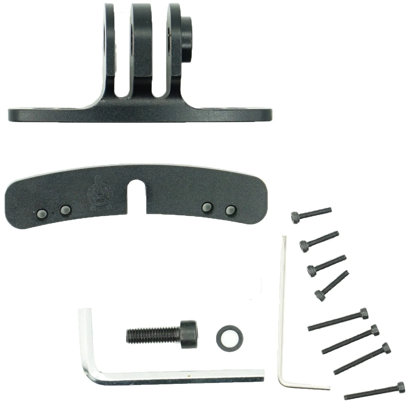 Paintball Mask Mount Clamps - Camera Goggle Connection Adapter Aluminum i4 i5 Go Pro EVS Helmet Base Black - Image 7