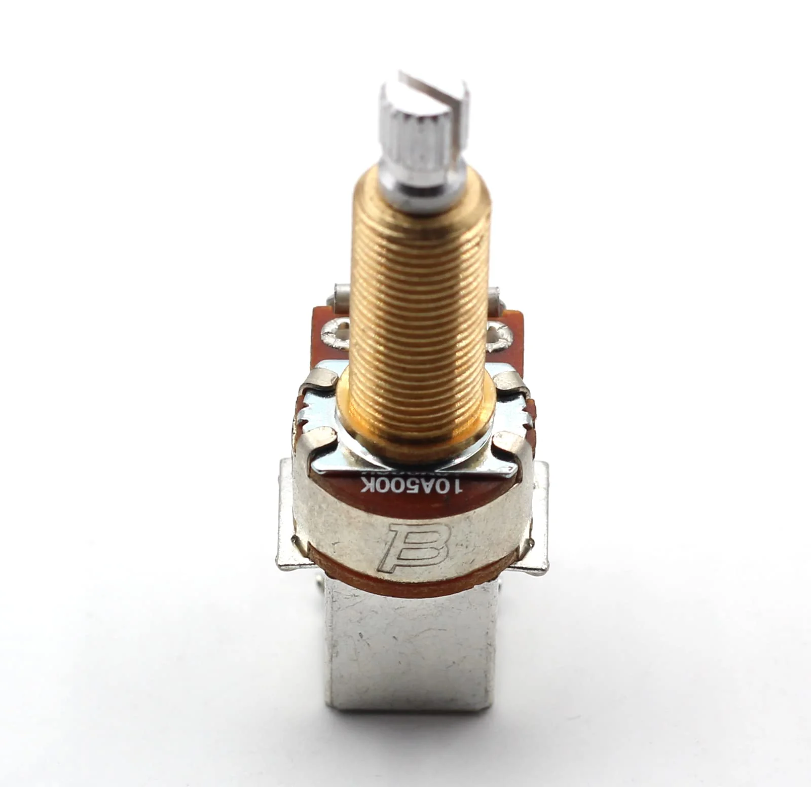 Pair (2X) Bourns 500K Push/Pull Audio Taper LONG (3/4" bushing) Split Shaft Potentiometer - Image 4