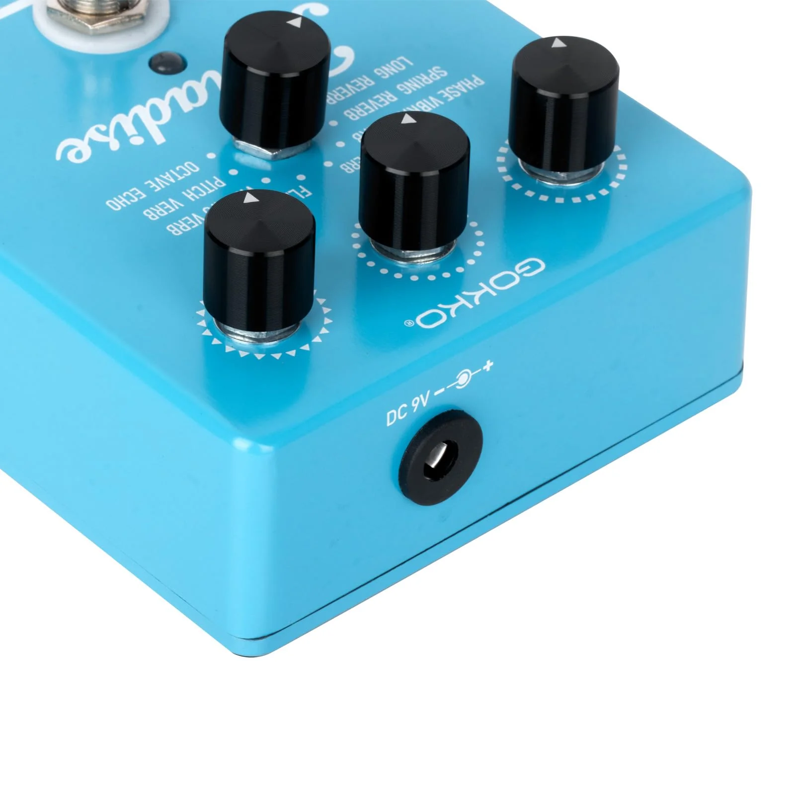 Paradise Multi-Reverb Pedal - 8 Reverb Effects with EQ & Modulation Controls | Versatile Sound Shaping for Guitar & Bass | 9V DC Power Supply - Image 2