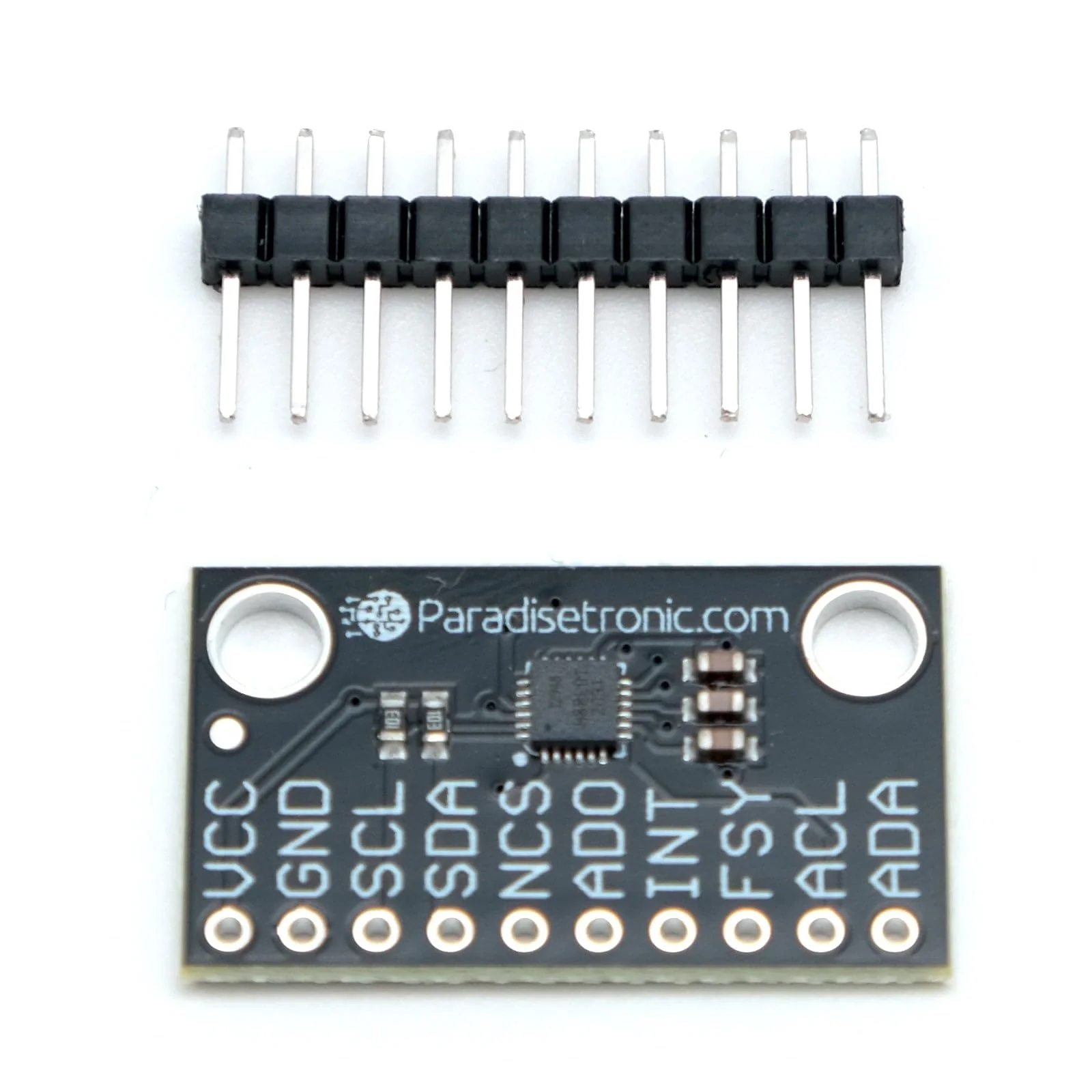 Paradisetronic.com ICM-20948 Module, 3-Axis Accelerometer, Gyroscope and Magnetometer, 9DOF, I2C, SPI, MPU-9250 Upgrade - Image 3